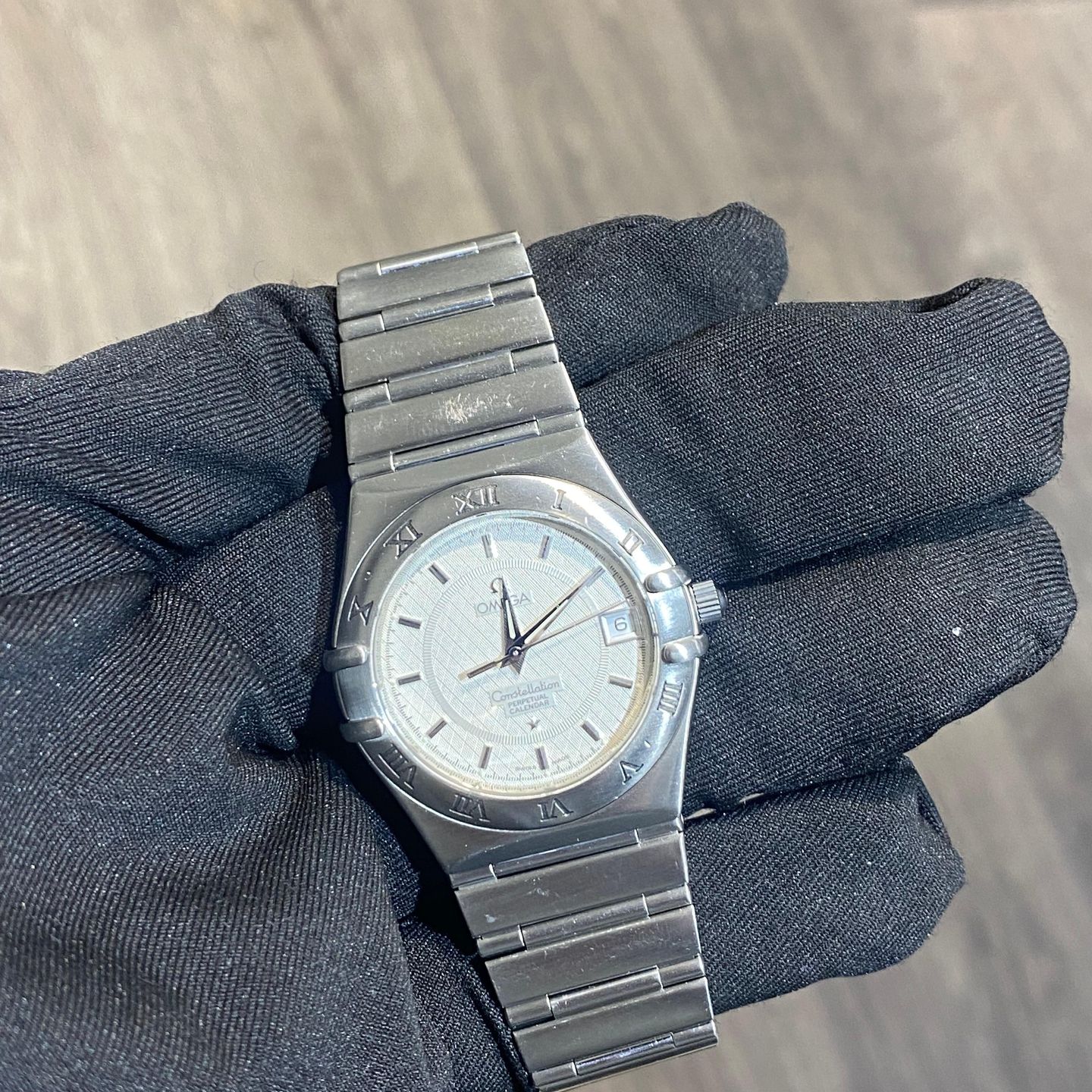 Omega Constellation 1552.30.00 (Unknown (random serial)) - Silver dial 38 mm Steel case (1/1)