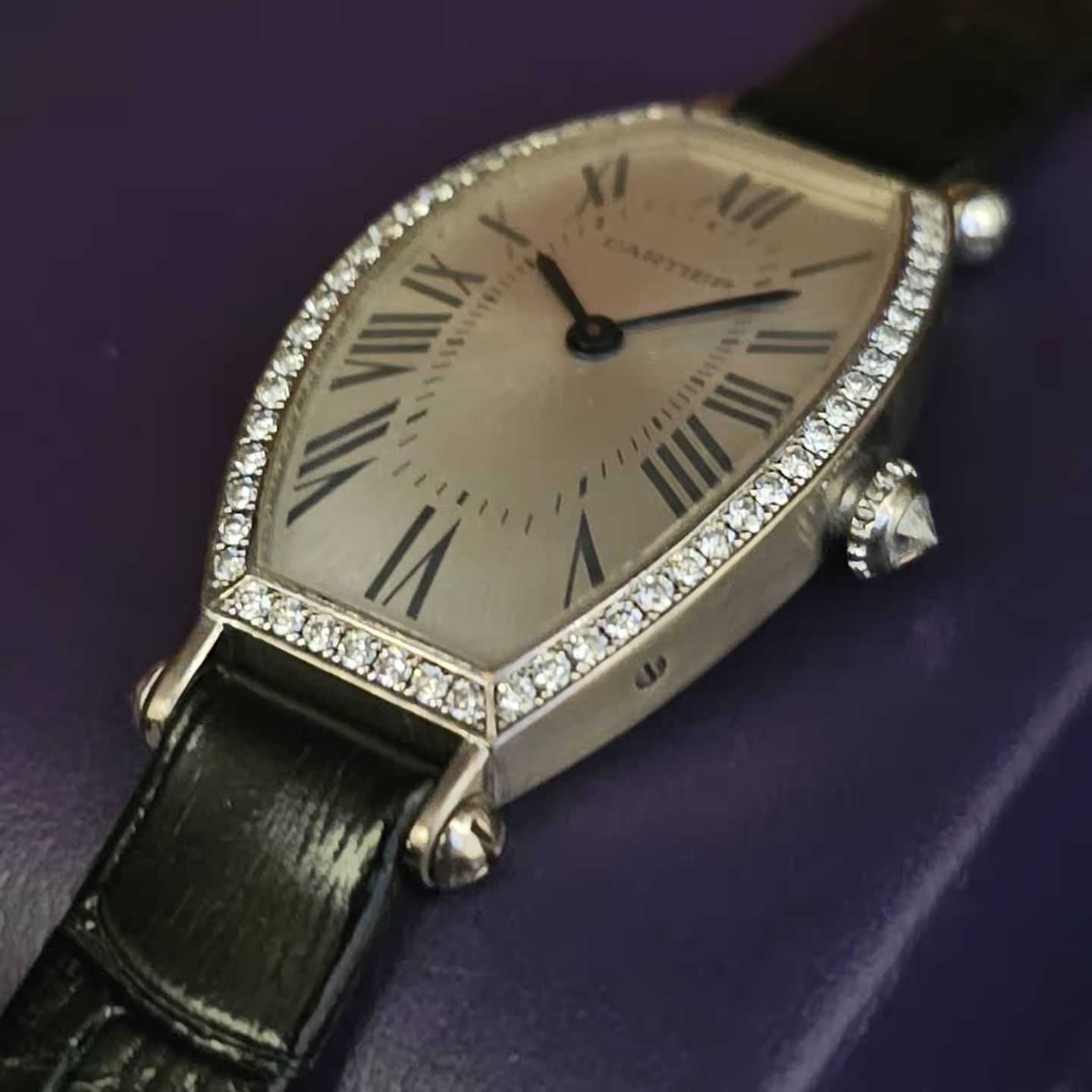 Cartier Tonneau 2711 (2000) - Unknown dial 42 mm White Gold case (4/4)