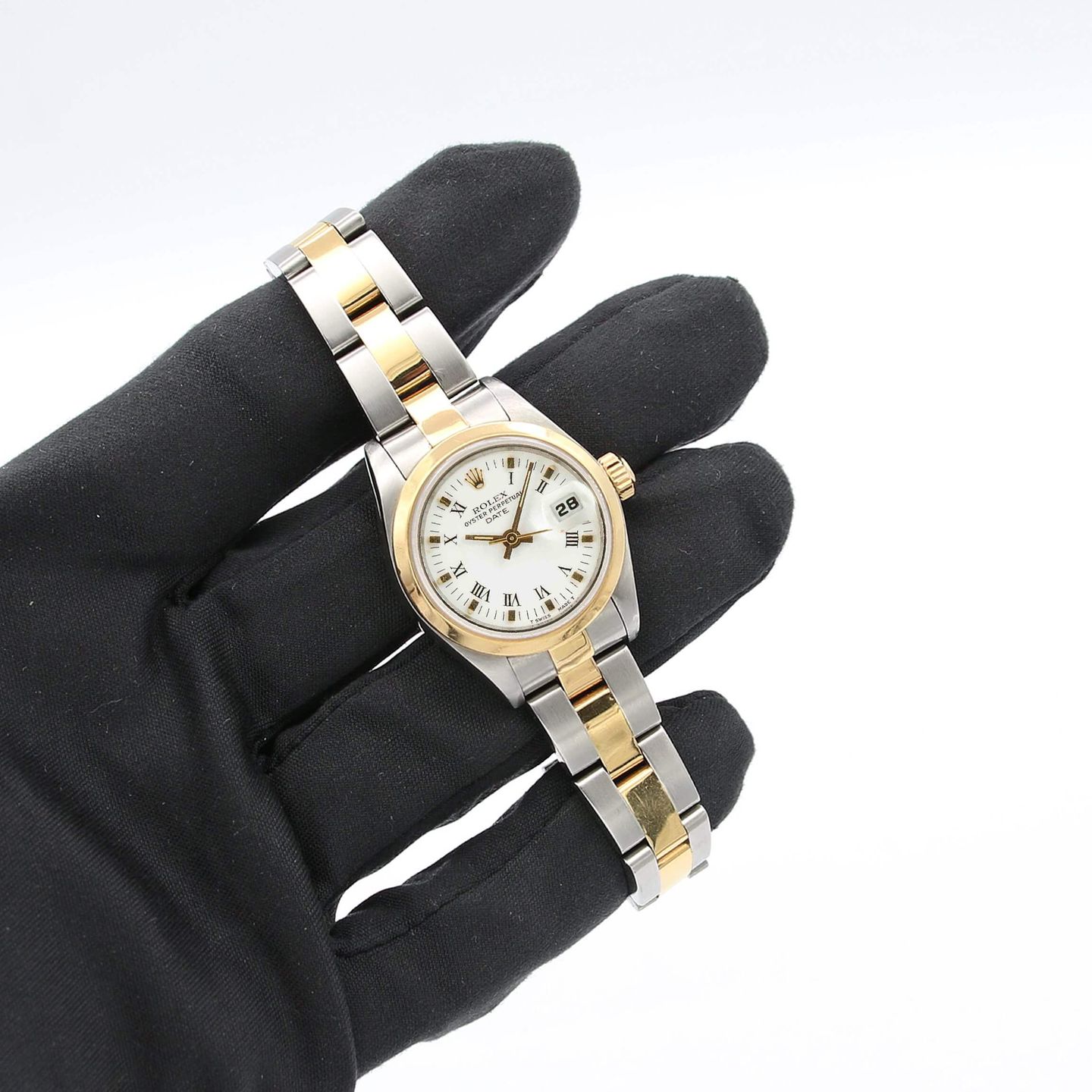 Rolex Lady-Datejust 69163 (Unknown (random serial)) - 26 mm Gold/Steel case (1/5)