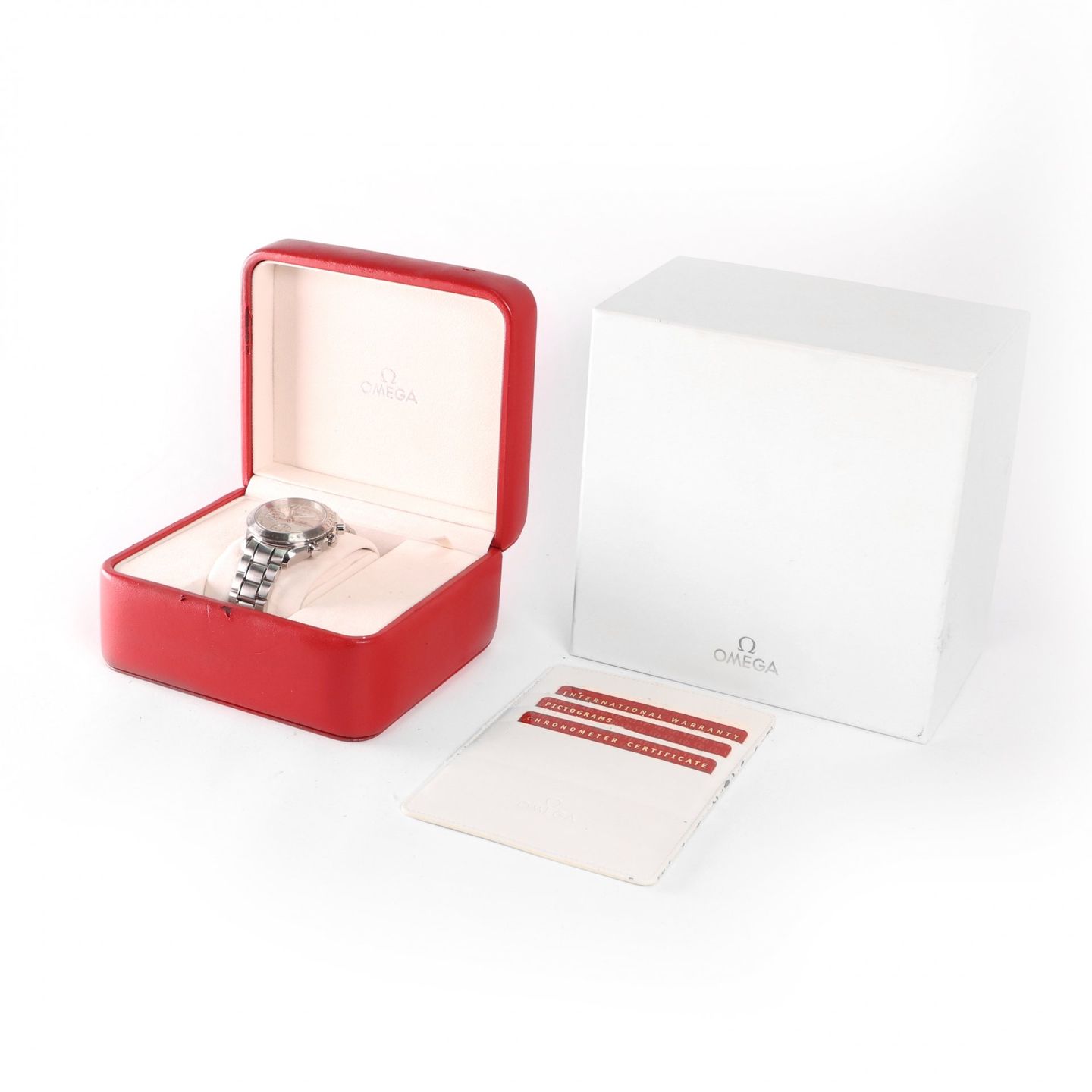 Omega Speedmaster Day Date 3221.30 (2010) - Silver dial 40 mm Steel case (3/3)