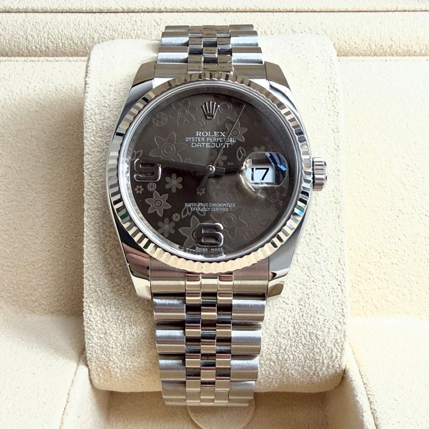 Rolex Datejust 36 116234 (2014) - Brons wijzerplaat 36mm Staal (1/7)