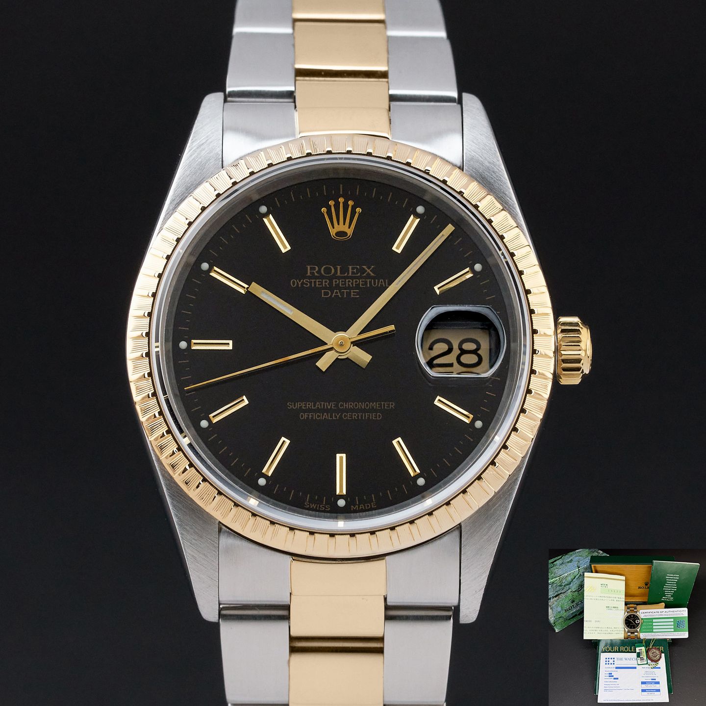 Rolex Oyster Perpetual Date 15223 - (1/8)