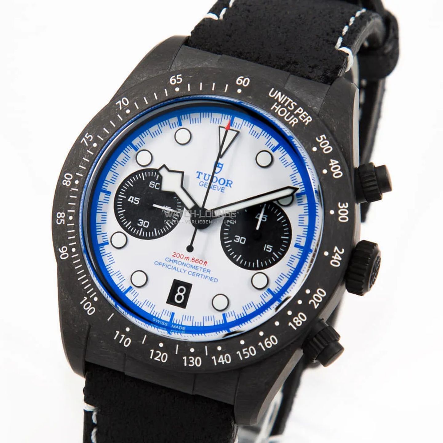 Tudor Black Bay Chrono 79377KN (2025) - White dial 42 mm Carbon case (1/8)