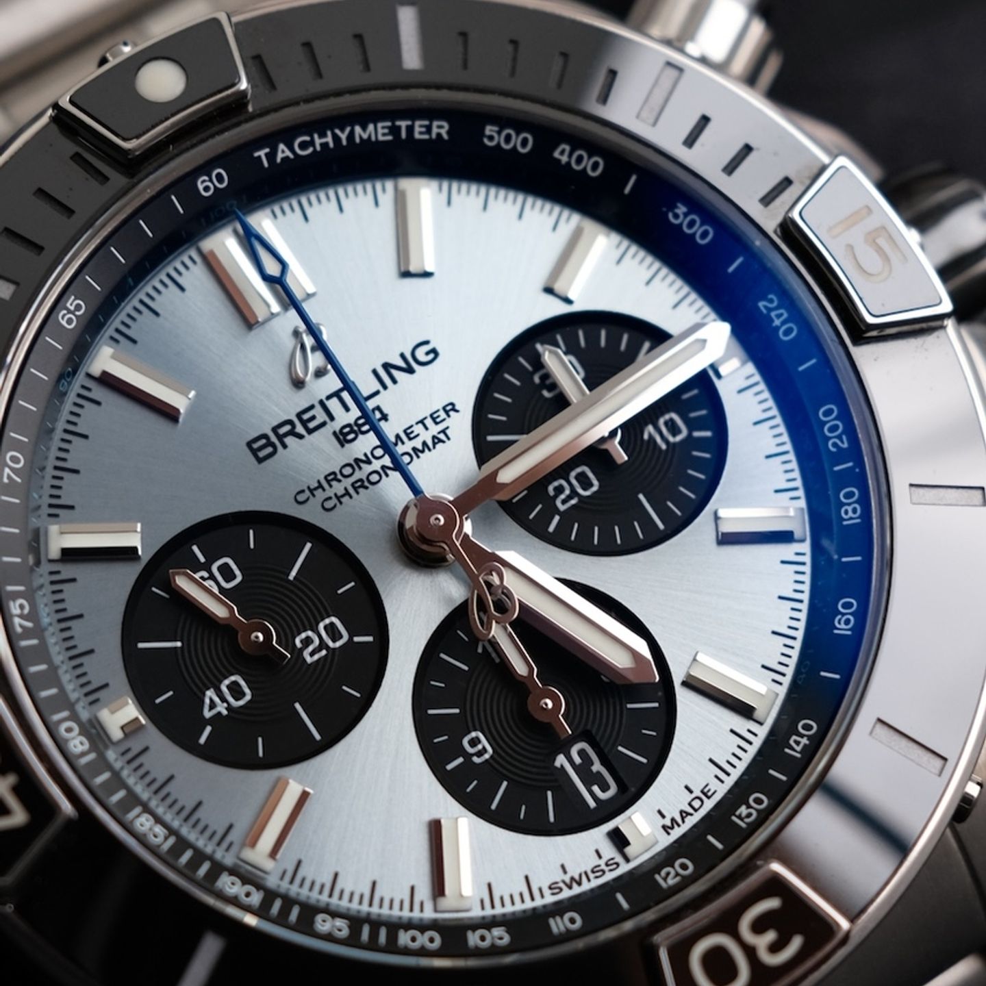 Breitling Chronomat PB0136251C1S1 (2022) - Blue dial 44 mm Steel case (3/8)