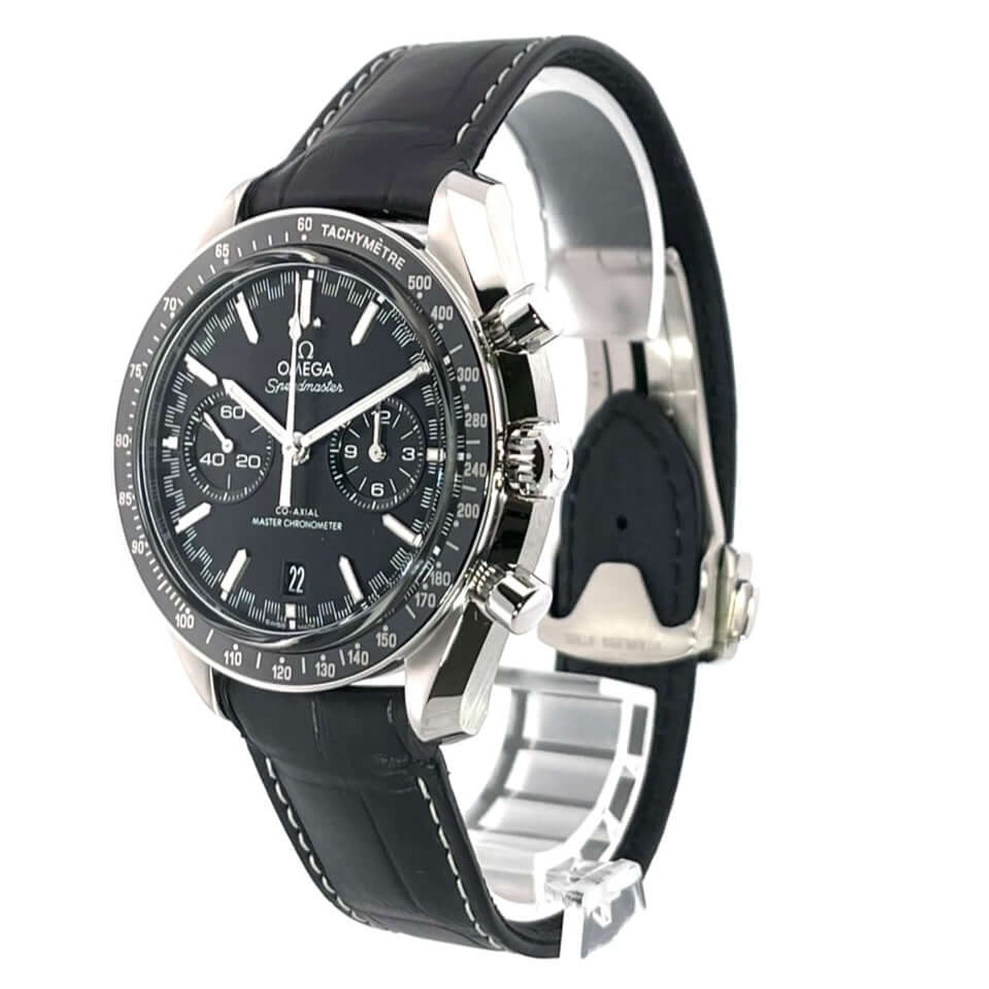 Omega Speedmaster Racing 329.33.44.51.01.001 (2023) - Zwart wijzerplaat 44mm Staal (3/8)