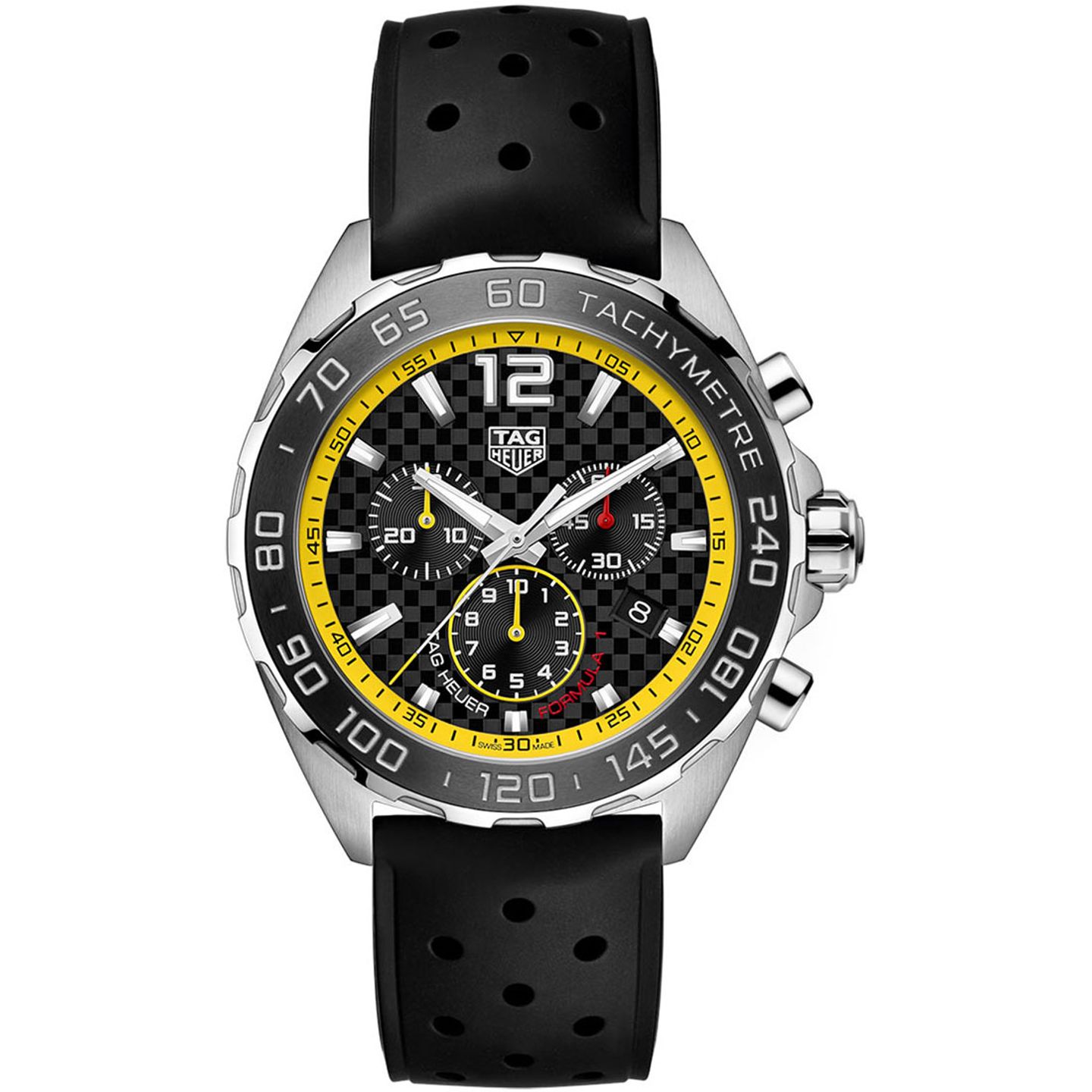 TAG Heuer Formula 1 Quartz CAZ101AC.FT8024 (2024) - Zwart wijzerplaat 43mm Staal (3/3)