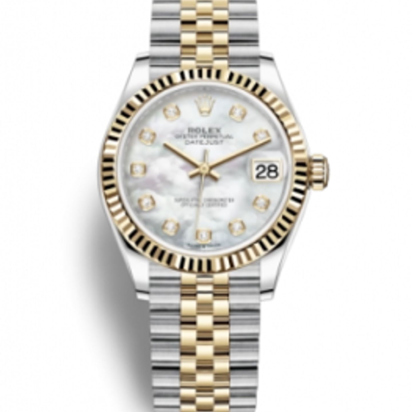 Rolex Datejust 31 278273 (2021) - Pearl dial 31 mm Gold/Steel case (1/1)