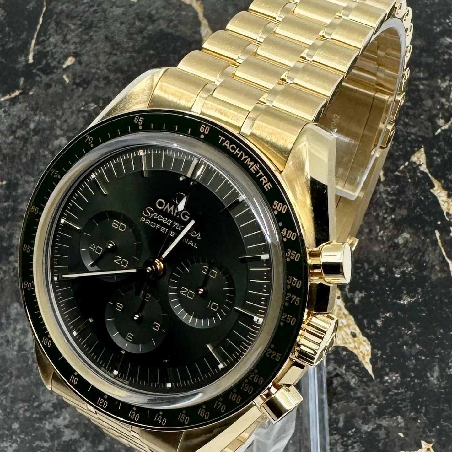 Omega Speedmaster Professional Moonwatch 310.60.42.50.10.001 (2026) - Groen wijzerplaat 42mm Geelgoud (6/8)