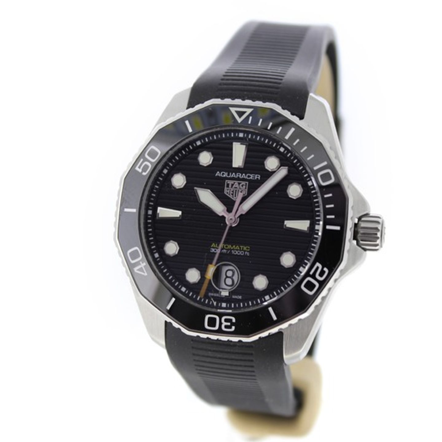 TAG Heuer Aquaracer 300M WBP201A.FT6197 (2024) - Zwart wijzerplaat 43mm Staal (1/7)