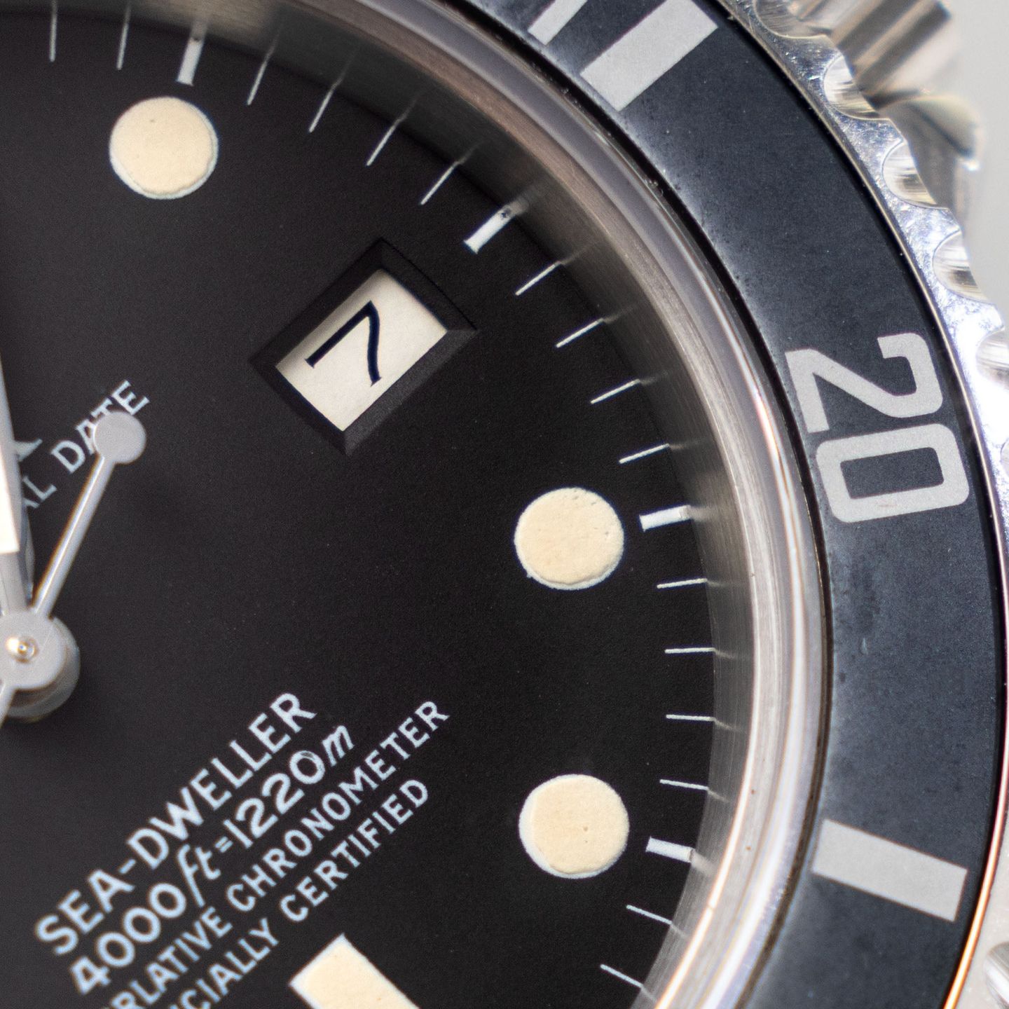 Rolex Sea-Dweller 16660 (1983) - Zwart wijzerplaat 40mm Staal (7/8)