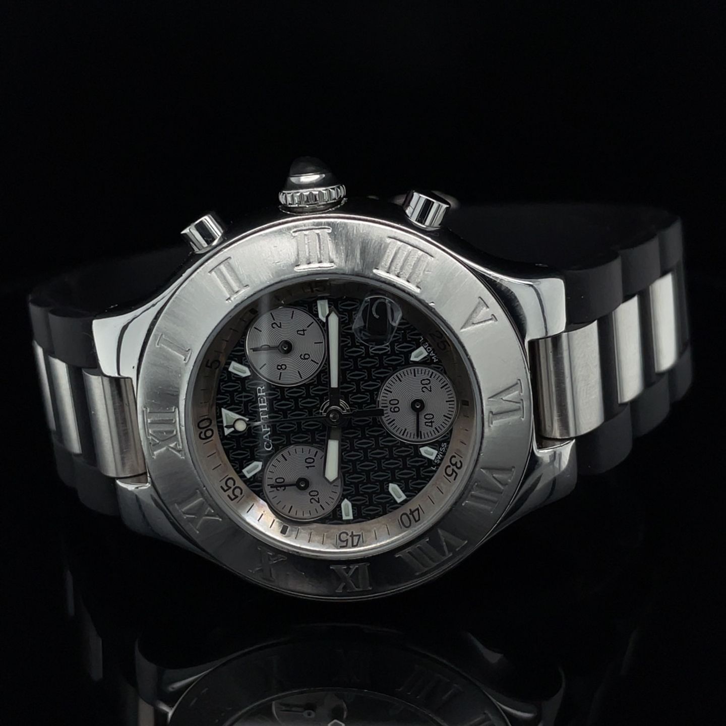 Cartier 21 Chronoscaph 2424 - (1/8)