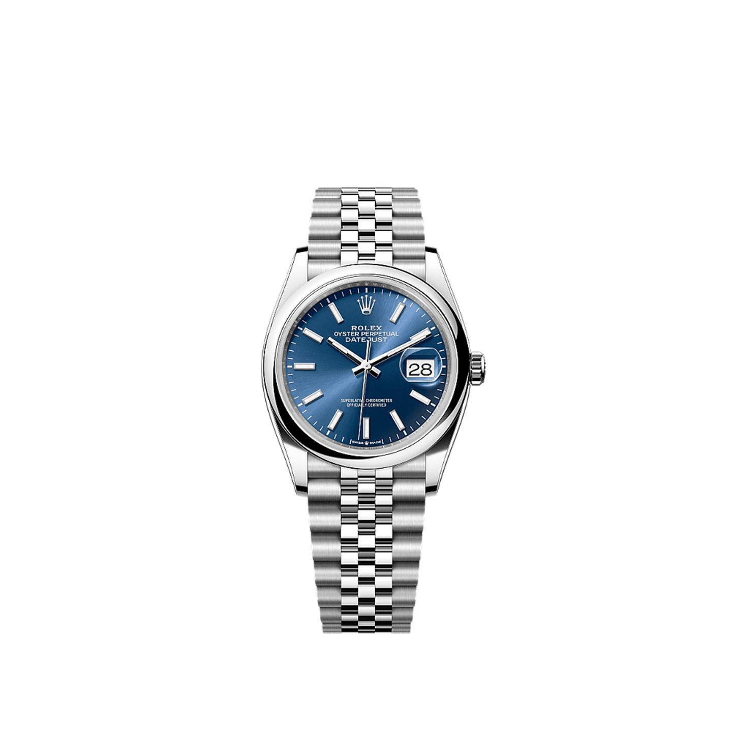 Rolex Datejust 36 126200 (2025) - Blauw wijzerplaat 36mm Staal (1/1)