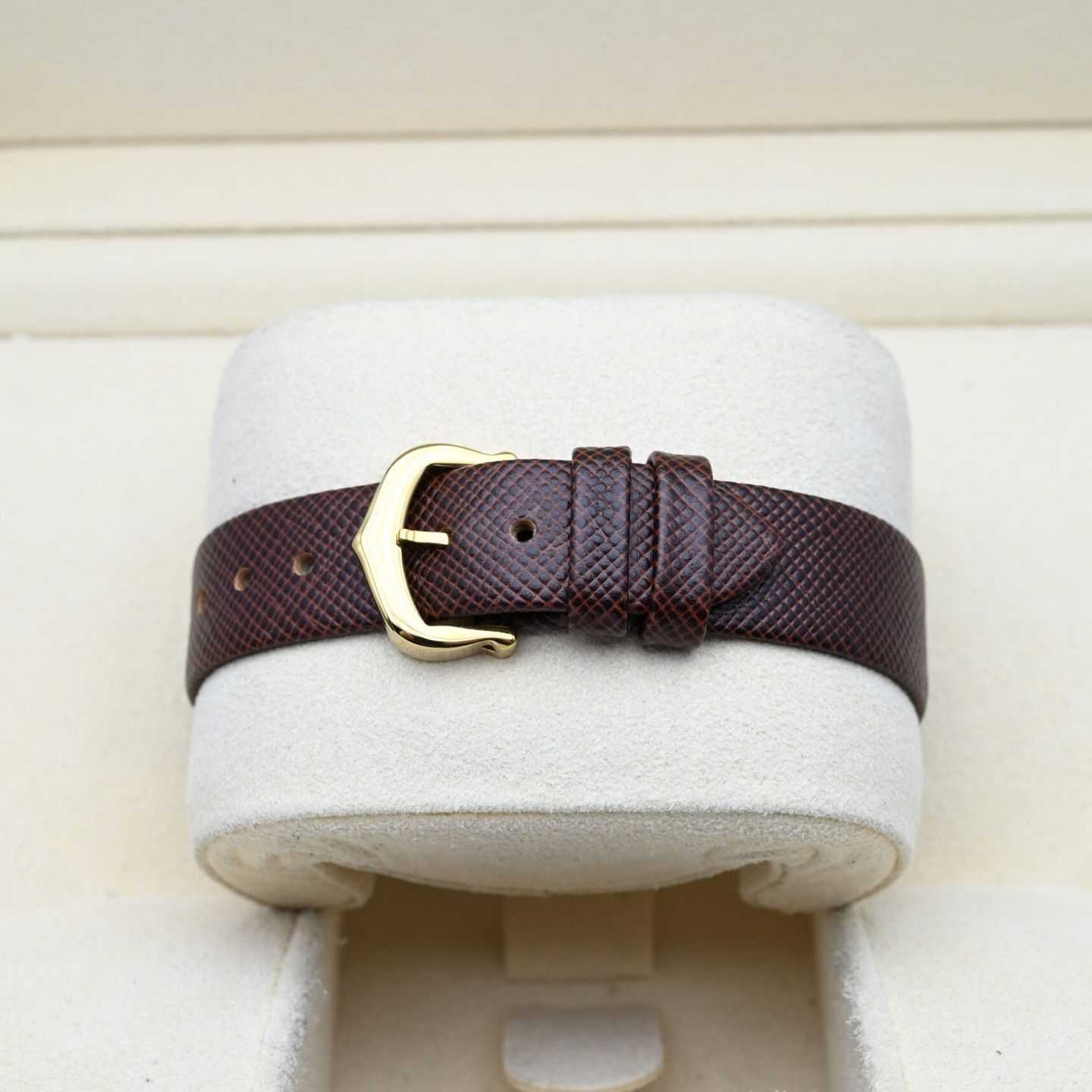 Cartier Tank Vermeil 366001 (Unknown (random serial)) - Yellow dial 20 mm Silver case (6/8)