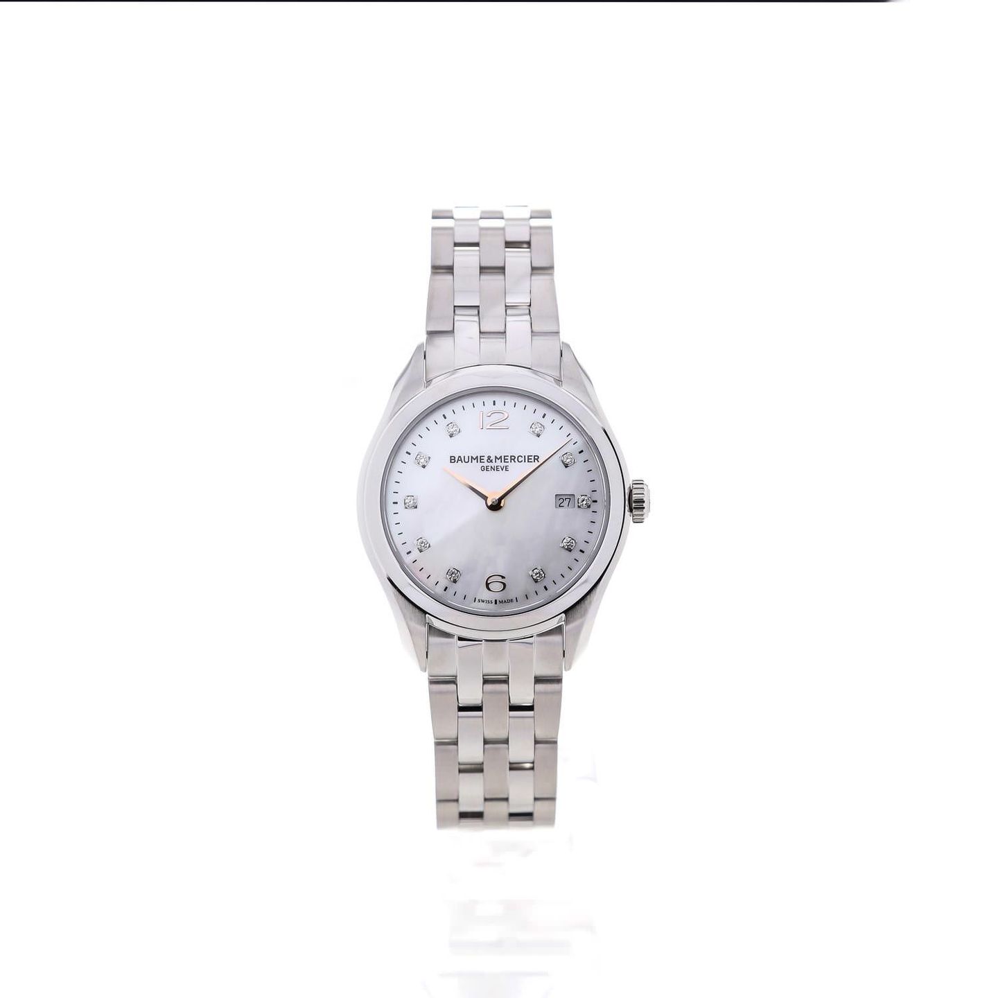 Baume & Mercier Clifton M0A10176 (2023) - Pearl dial 30 mm Steel case (2/4)