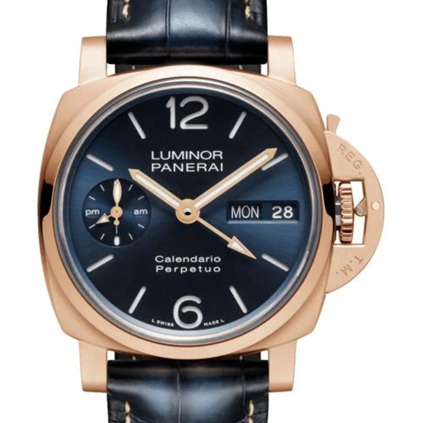 Panerai Luminor PAM00742 (2026) - Blauw wijzerplaat 44mm Roodgoud (1/1)