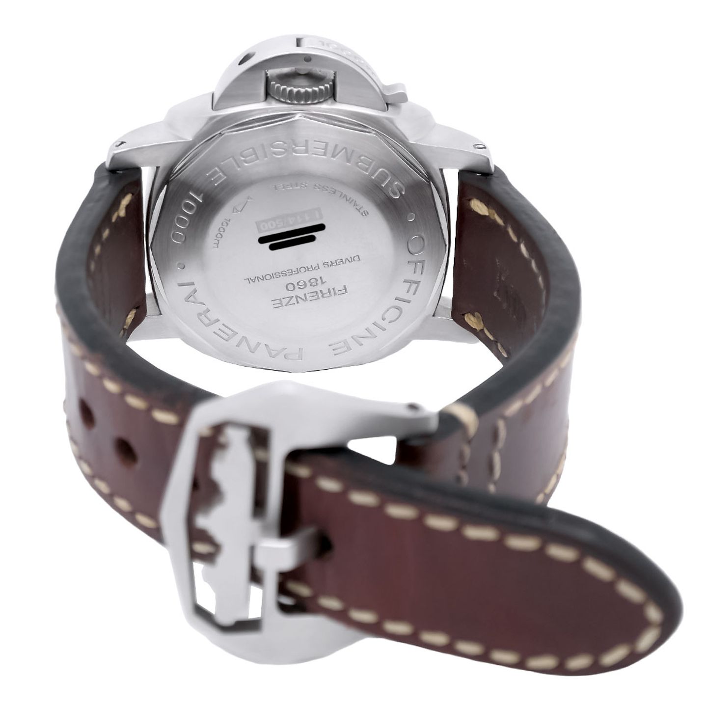 Panerai Luminor 1950 PAM00243 (2007) - Black dial 44 mm Steel case (6/8)