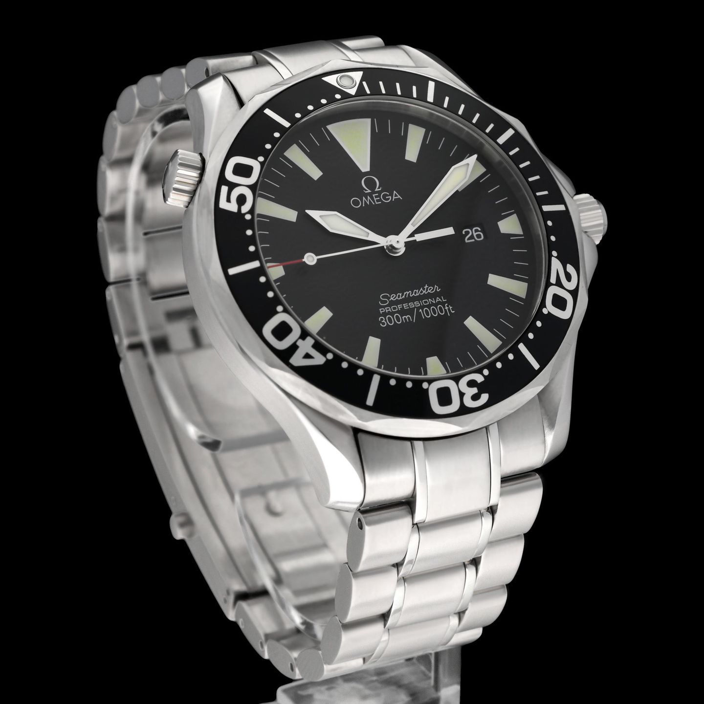 Omega Seamaster Diver 300 M 2531.80.00 (2002) - Blue dial 41 mm Steel case (4/8)