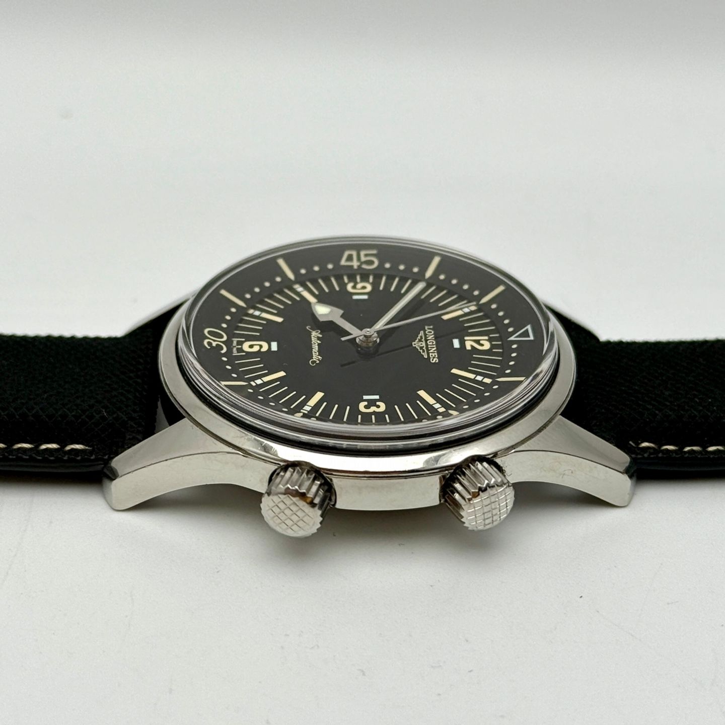 Longines Legend Diver L3.674.4.56.2 (2008) - Black dial 42 mm Steel case (6/8)