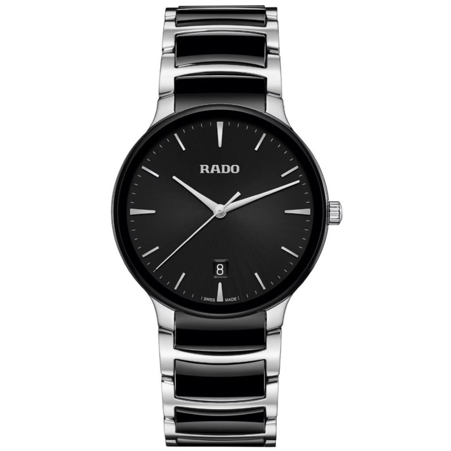 Rado Centrix R30021152 (2026) - Zwart wijzerplaat 40mm Staal (1/5)