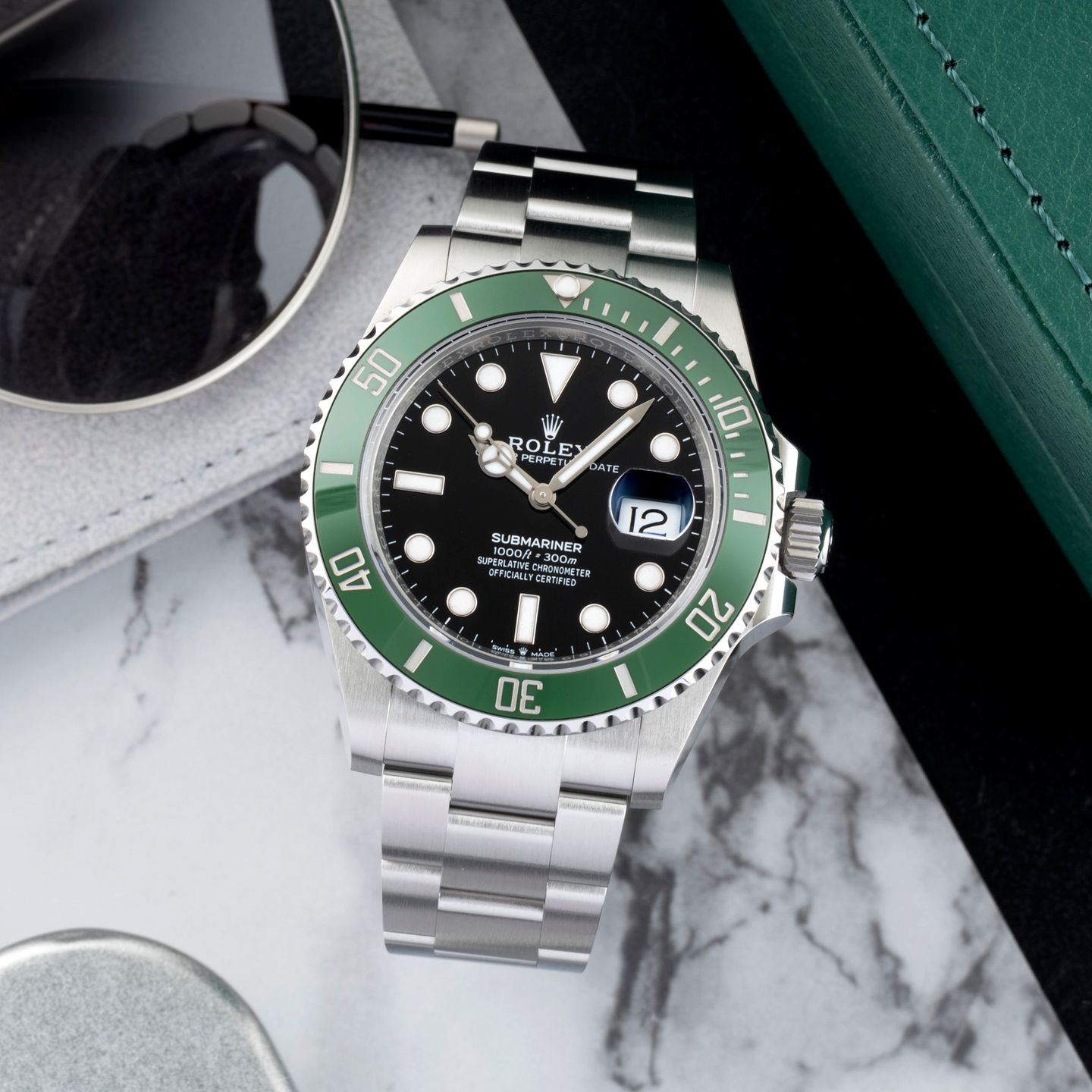 Rolex Submariner Date 126610LV (Unknown (random serial)) - Black dial 41 mm Steel case (1/8)