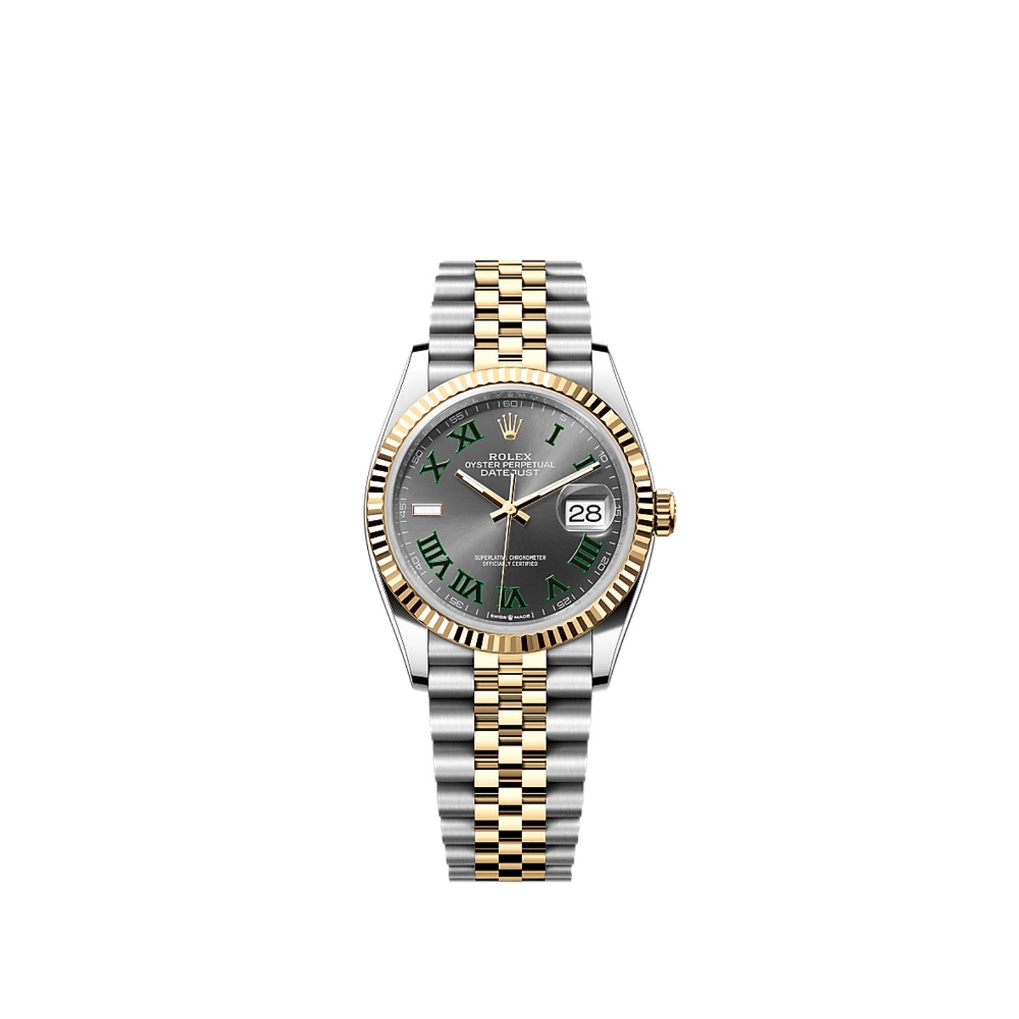 Rolex Datejust 36 126233 (2025) - Grijs wijzerplaat 36mm Goud/Staal (1/1)