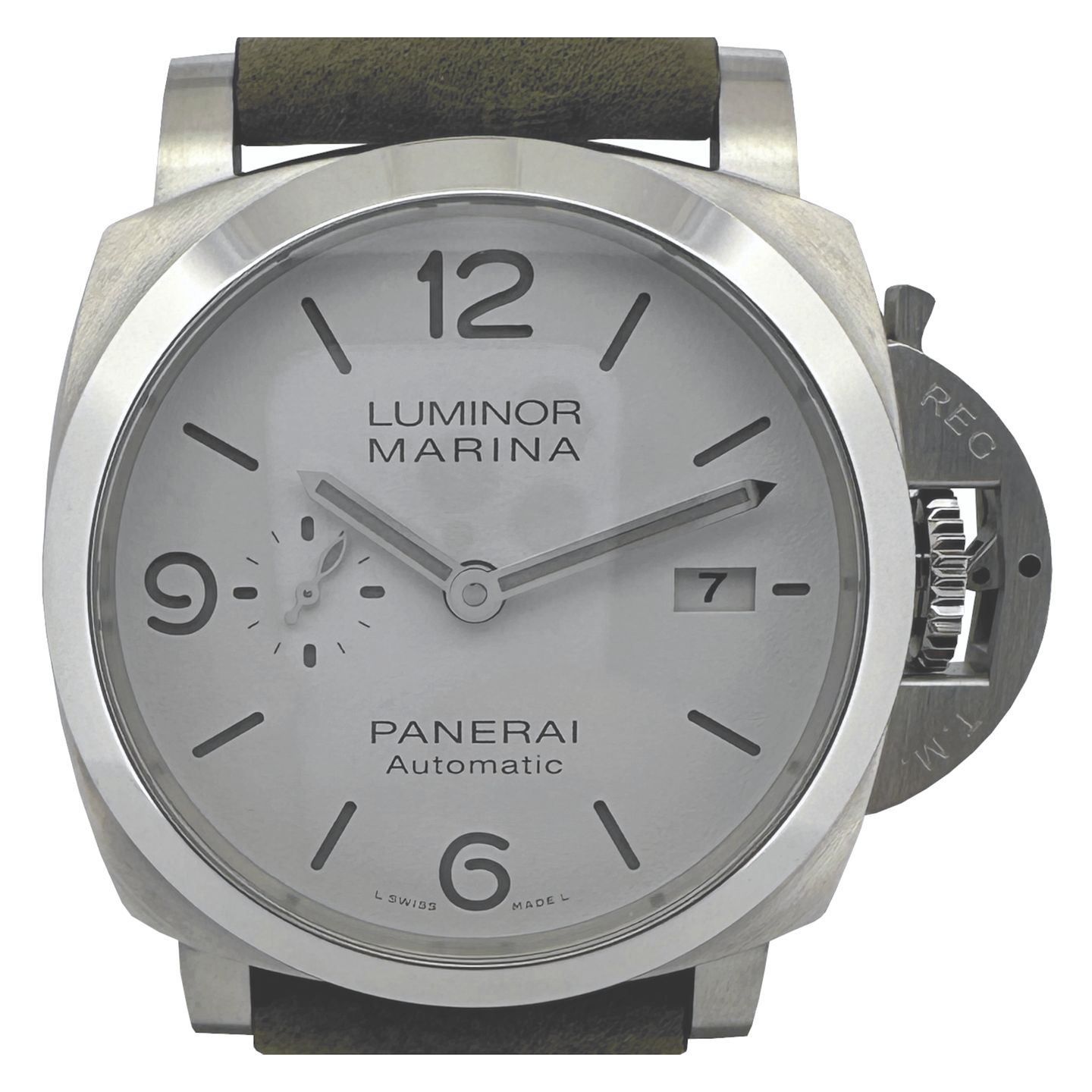 Panerai Luminor Marina PAM01314 (2024) - Wit wijzerplaat 44mm Staal (1/8)