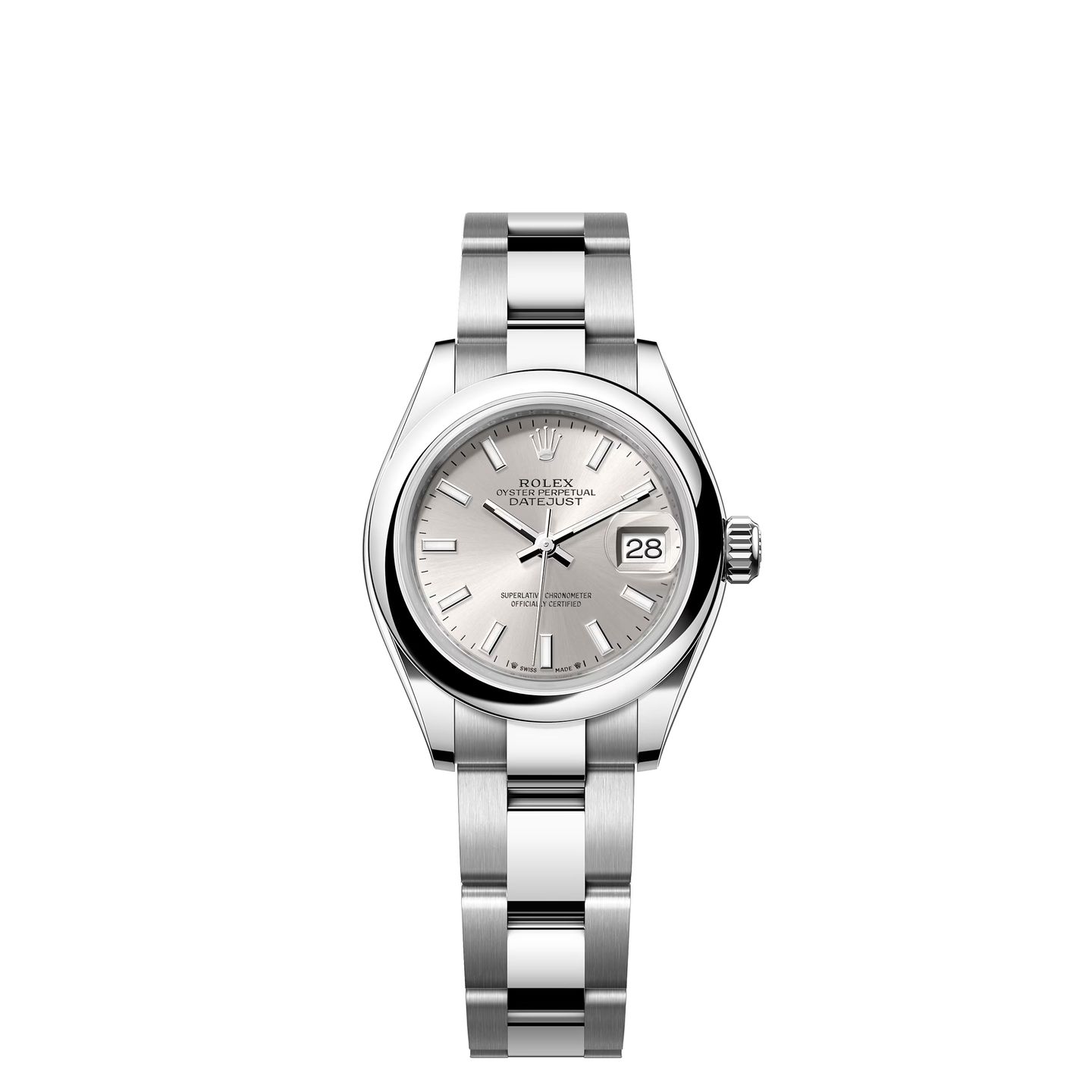 Rolex Lady-Datejust 279160 (2024) - Silver dial 28 mm Steel case (1/1)