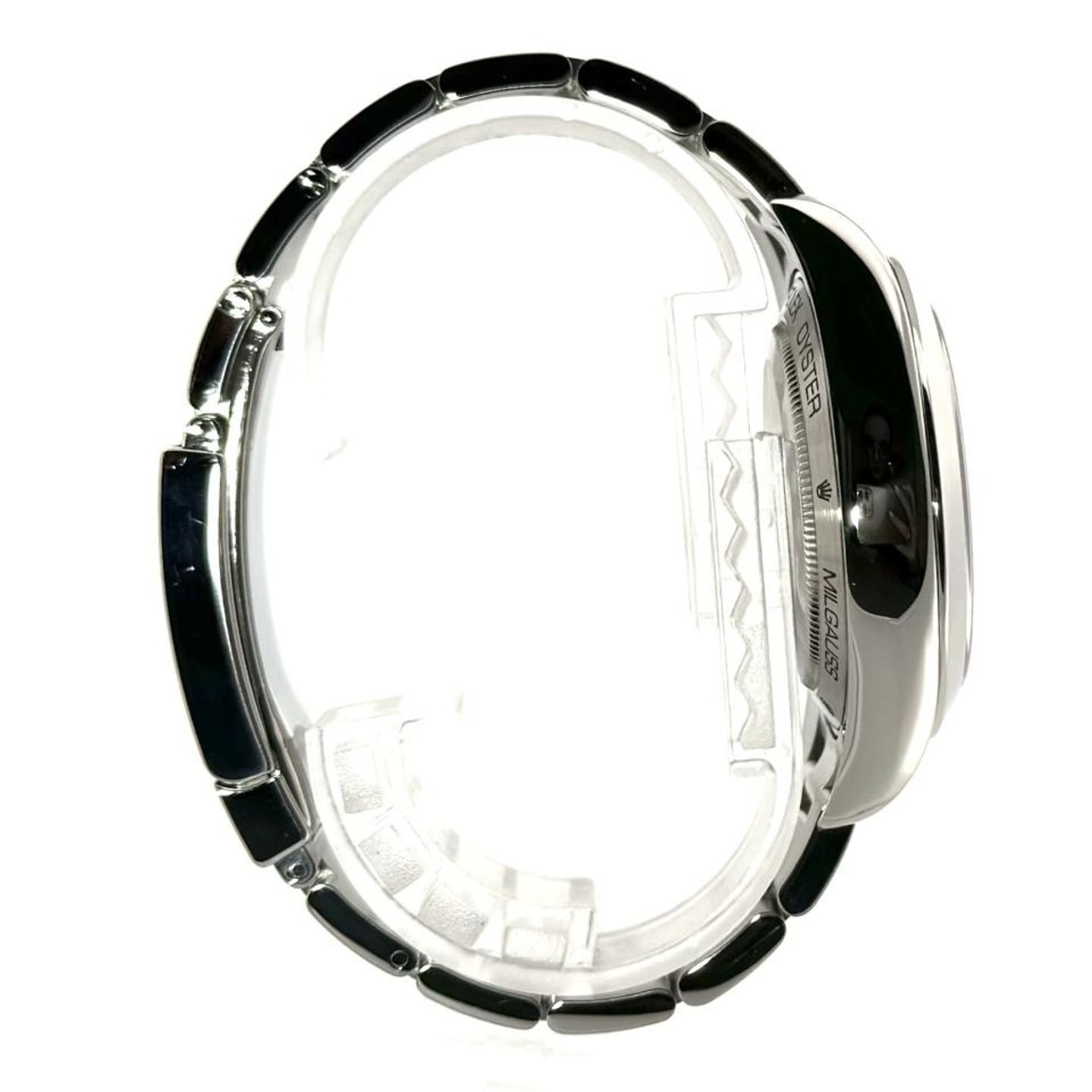 Rolex Milgauss 116400 (2010) - White dial 40 mm Steel case (6/8)