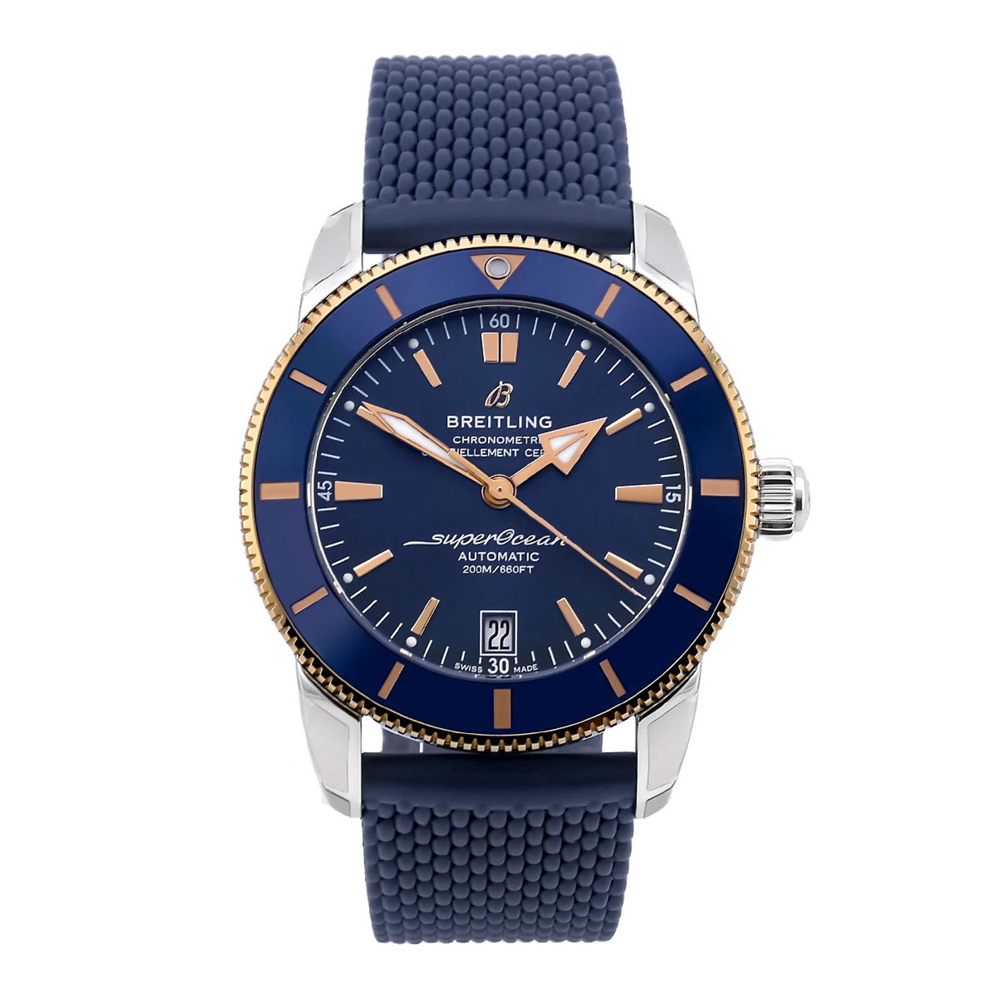 Breitling Superocean Heritage UB2010161C1S1 (2025) - Blauw wijzerplaat 42mm Staal (1/8)