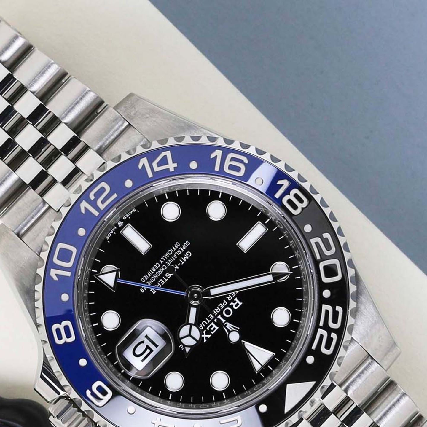 Rolex GMT-Master II 126710BLNR (2022) - Zwart wijzerplaat 40mm Staal (4/8)