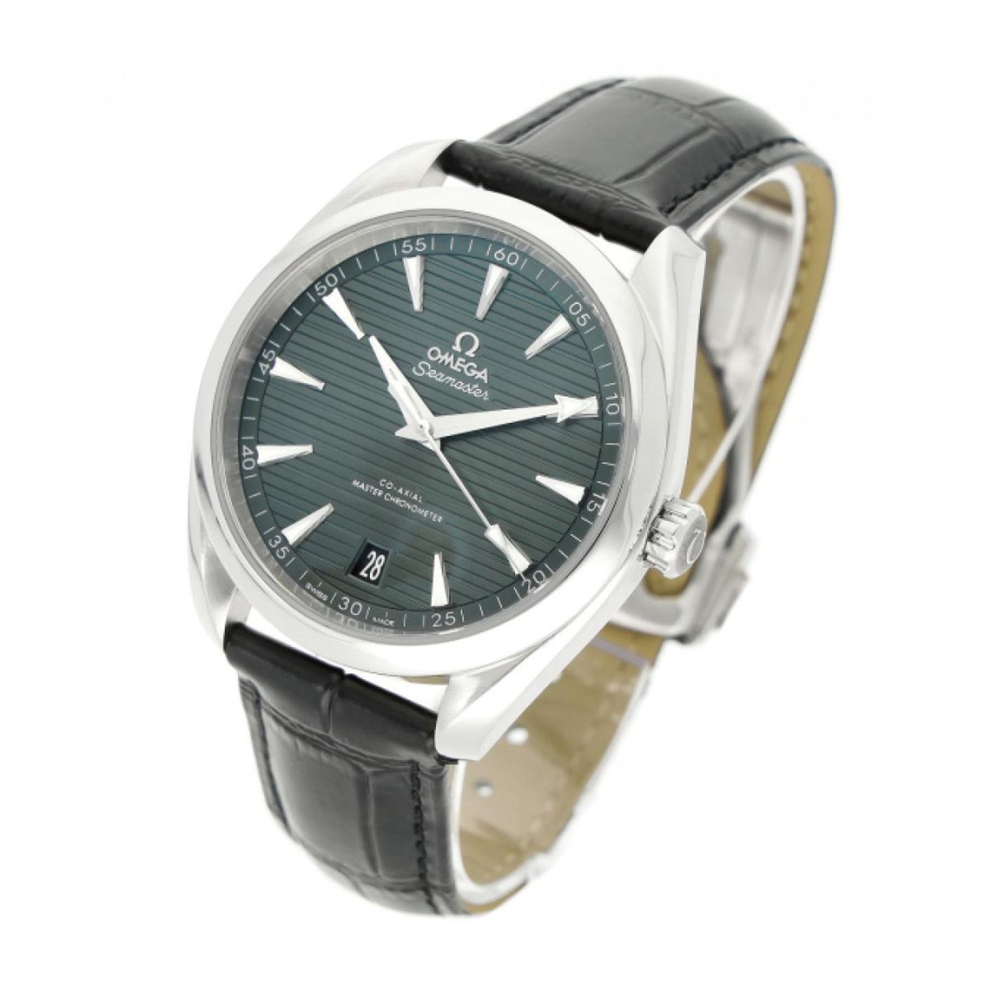 Omega Seamaster Aqua Terra 220.13.41.21.10.001 (2022) - Green dial 41 mm Steel case (2/5)