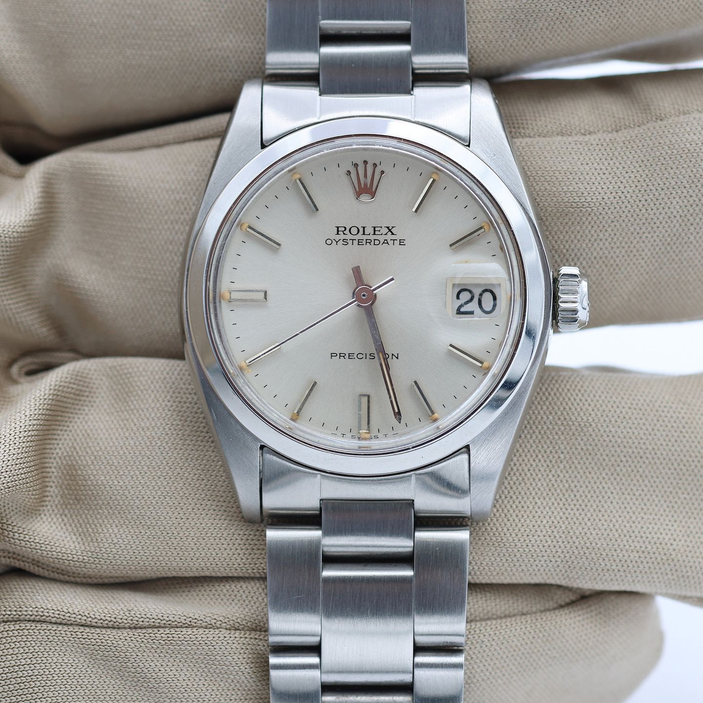 Rolex Oyster Precision 6466 (1966) - Silver dial 36 mm Steel case (3/7)