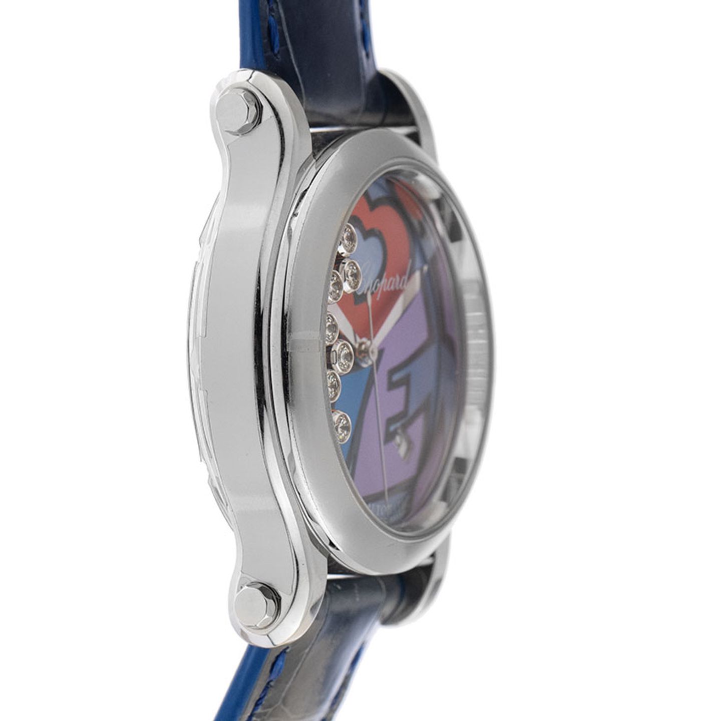 Chopard Happy Sport 278559-3020 (2025) - Blue dial 36 mm Steel case (5/7)