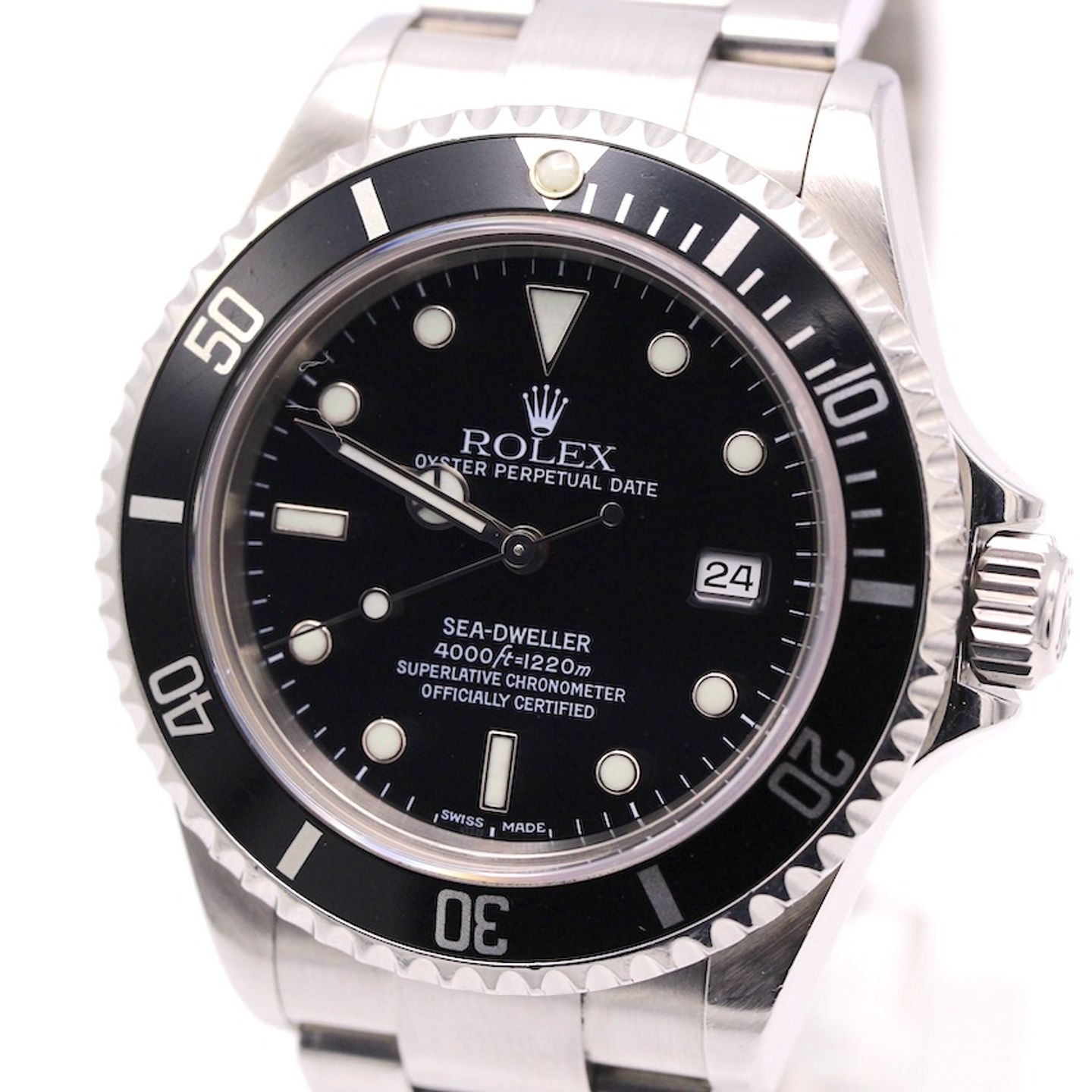 Rolex Sea-Dweller 4000 16600 (2004) - Black dial 40 mm Steel case (5/8)
