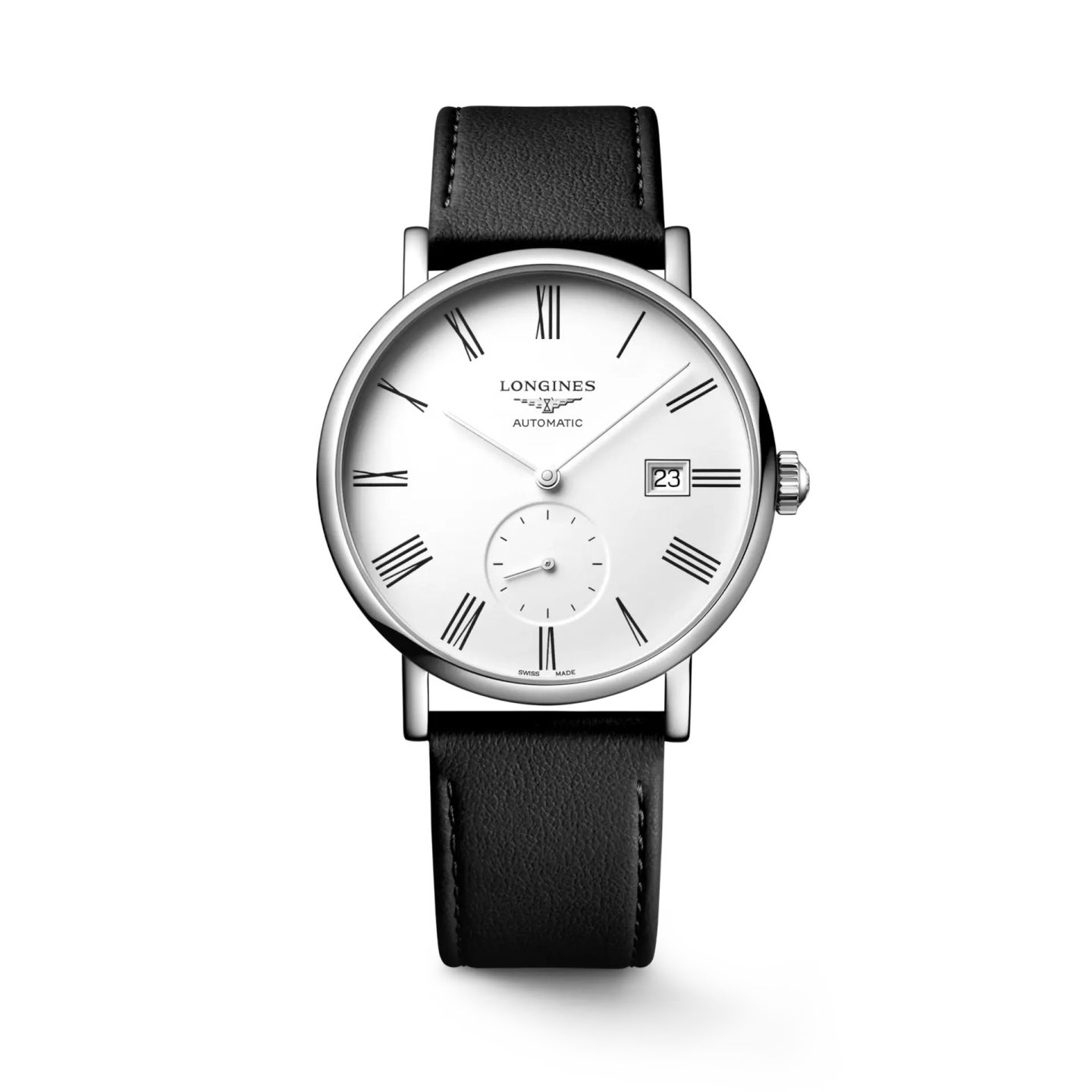 Longines Elegant L4.812.4.11.0 (2025) - Wit wijzerplaat 39mm Staal (1/1)