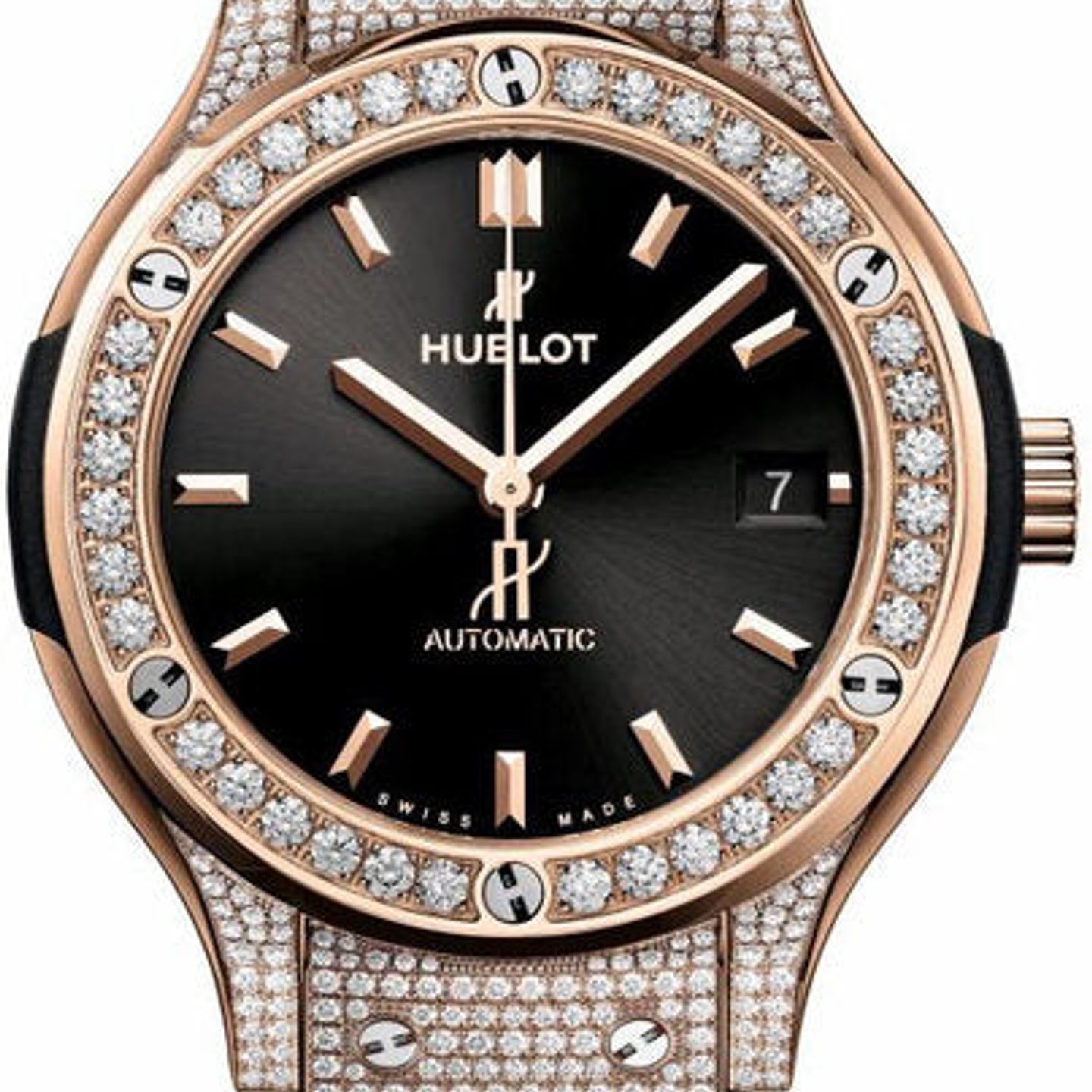 Hublot Classic Fusion 565.OX.1480.LR.1604 (2025) - Black dial 38 mm Rose Gold case (1/1)