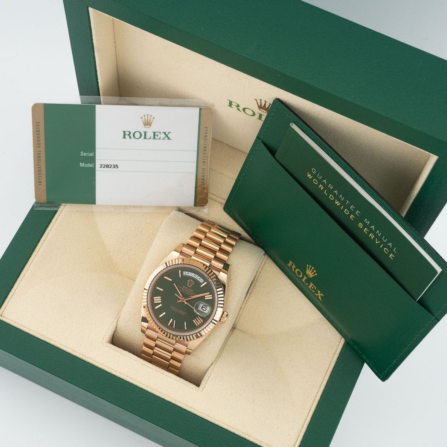 Rolex Day-Date 40 228235 (2019) - 40 mm Rose Gold case (5/5)