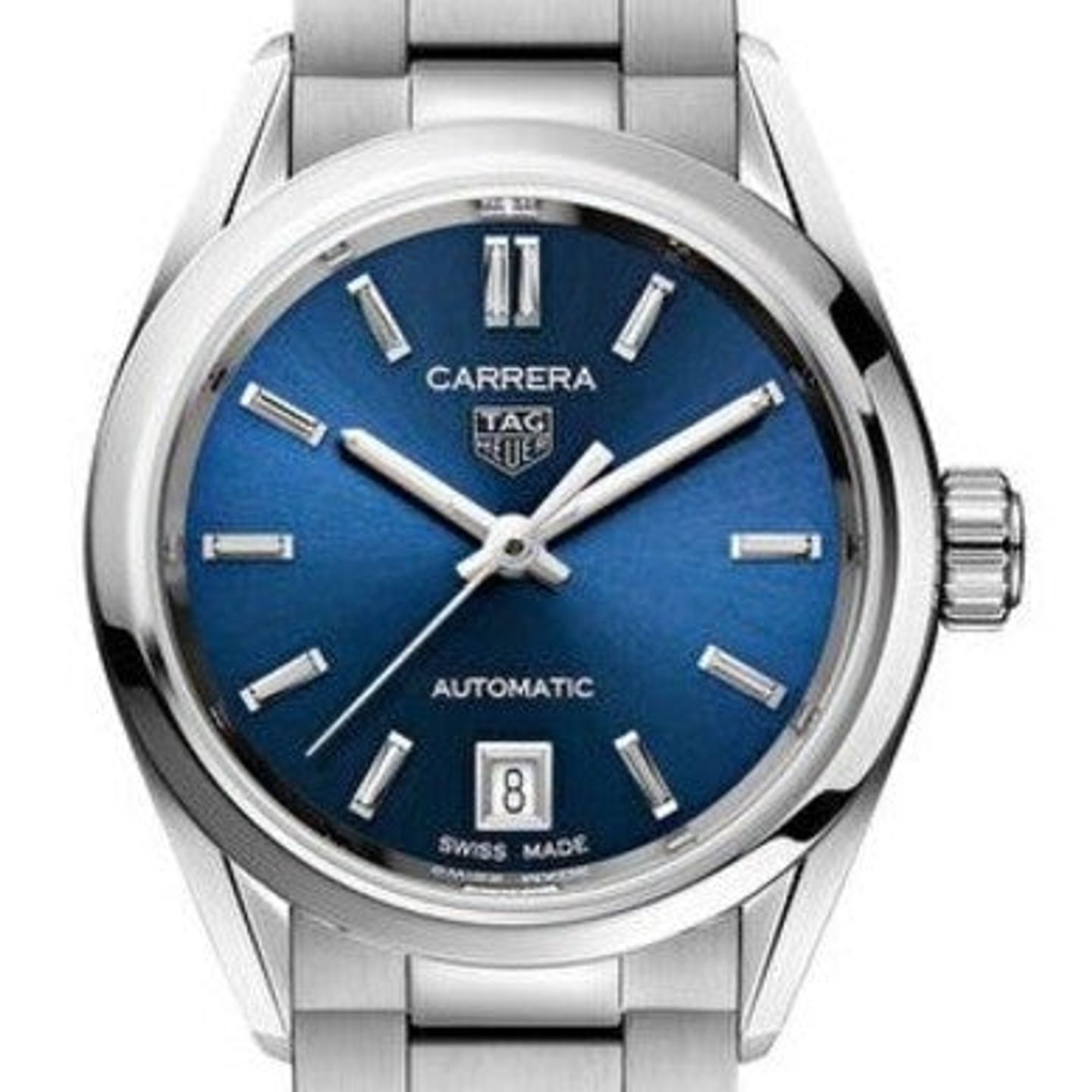 TAG Heuer Carrera Lady WBN2411.BA0621 (2025) - Blue dial 29 mm Steel case (1/1)