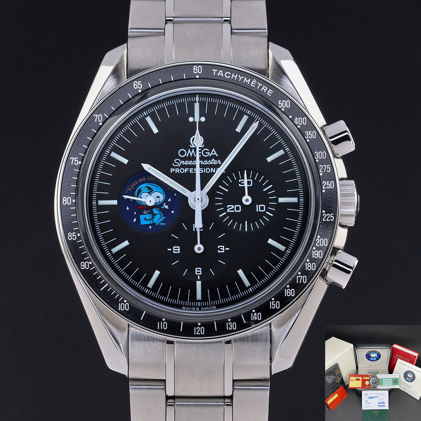 Omega Speedmaster Professional Moonwatch 3578.51.00 (Onbekend (willekeurig serienummer)) - Zwart wijzerplaat 42mm Staal (1/8)