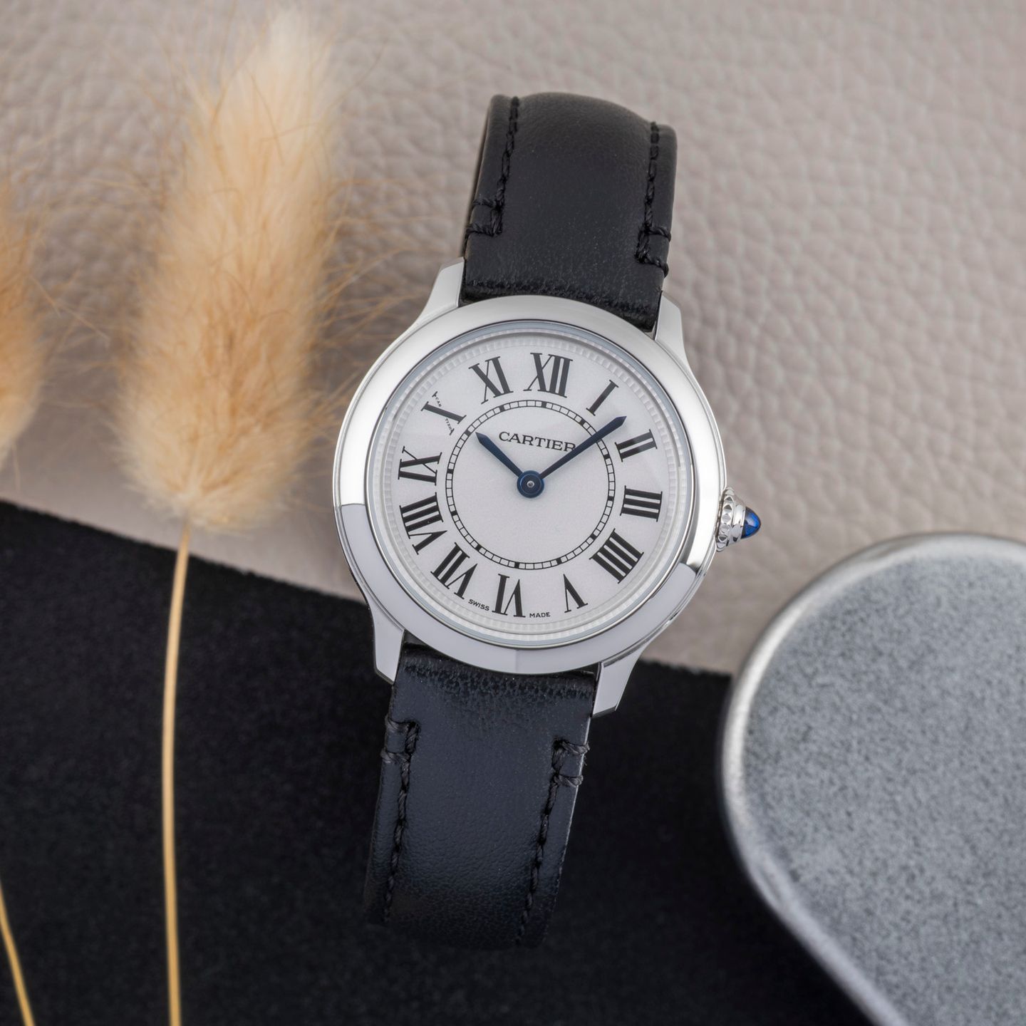 Cartier Ronde Croisière de Cartier WSRN0030 (Unknown (random serial)) - White dial 29 mm Steel case (1/8)