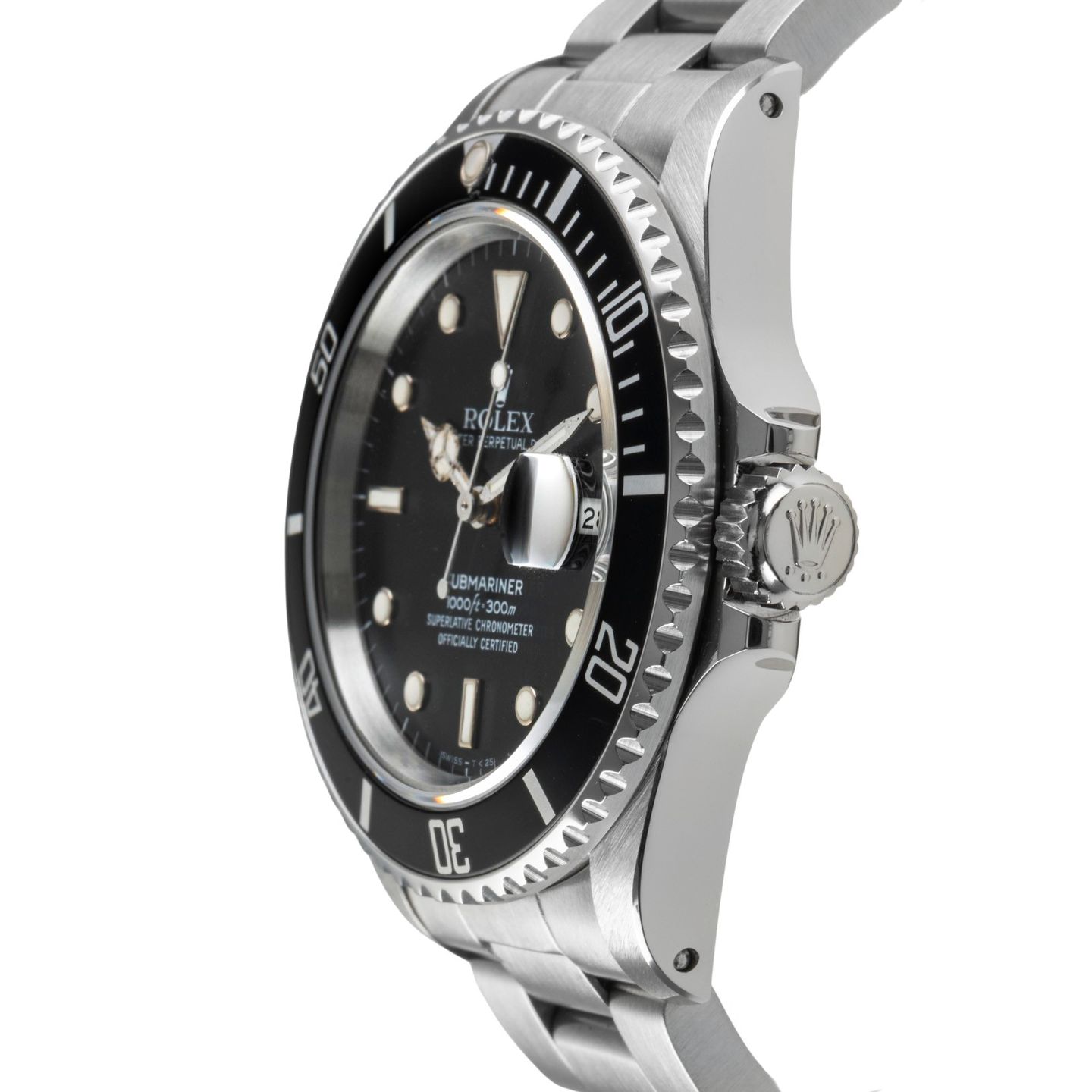 Rolex Submariner Date 168000 (1988) - Black dial 40 mm Steel case (6/8)