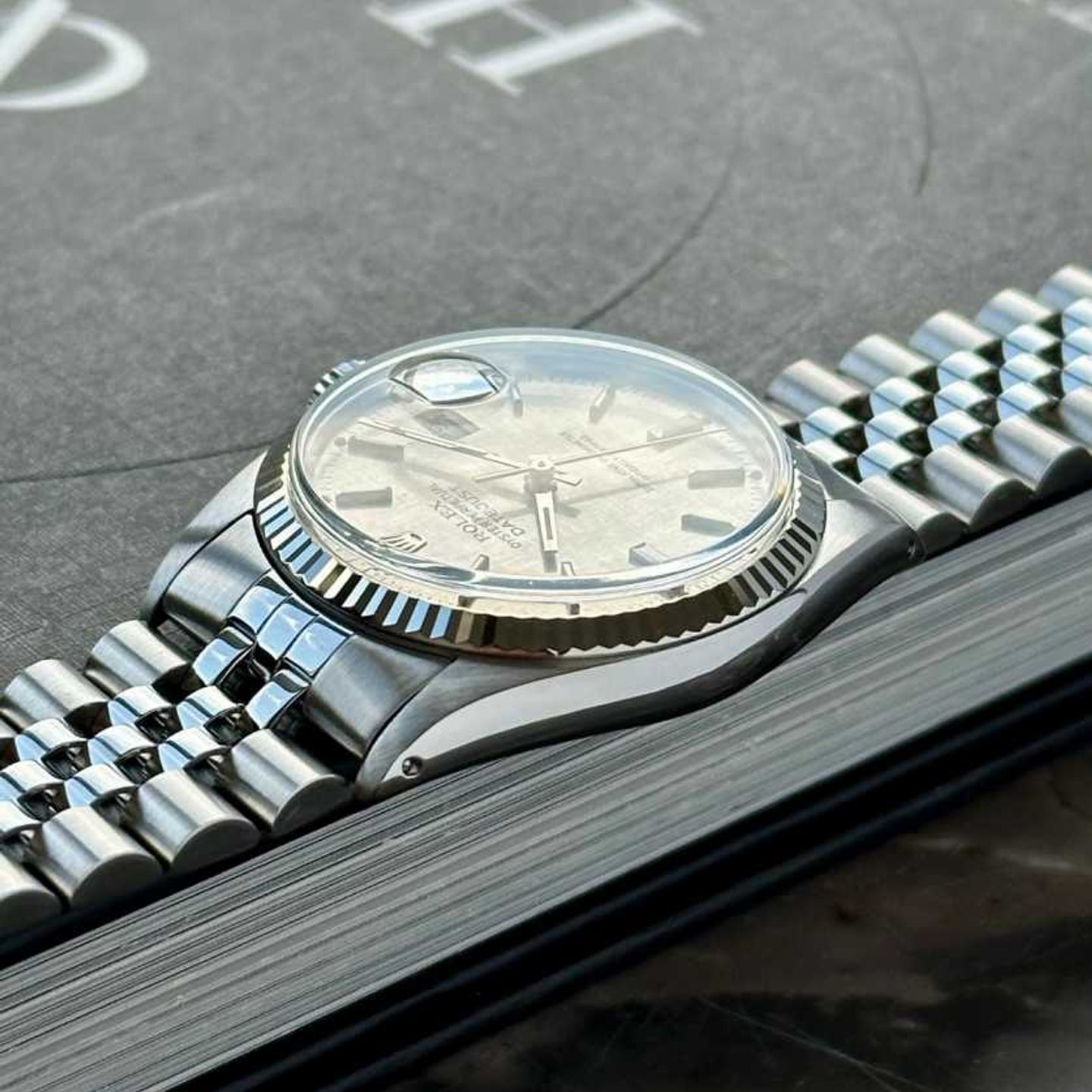 Rolex Datejust 36 16014 (1979) - Zilver wijzerplaat 36mm Staal (8/8)