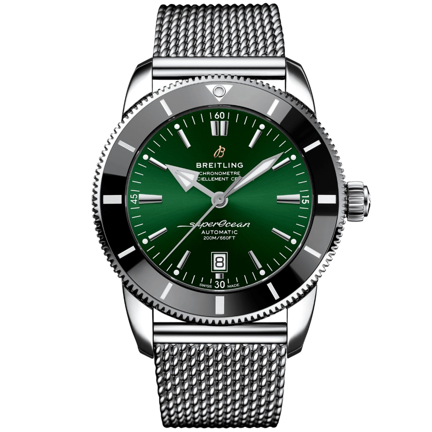 Breitling Superocean Heritage AB2020121L1A1 (2024) - Green dial 46 mm Steel case (1/1)