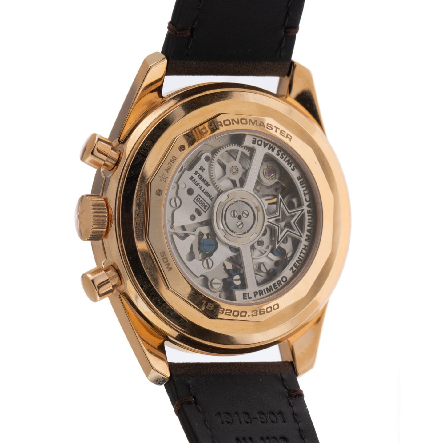 Zenith El Primero Chronomaster 18.3200.3600/69.C901 (2025) - White dial 38 mm Rose Gold case (6/7)