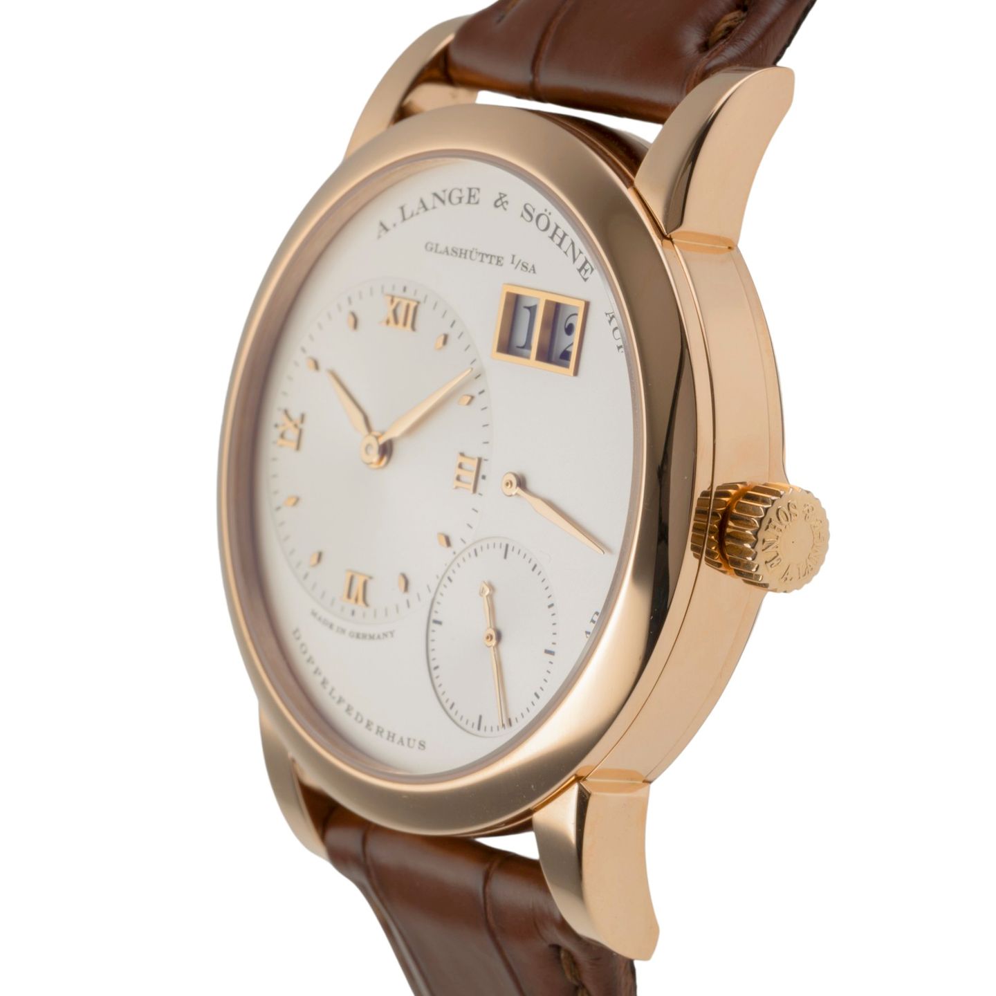 A. Lange & Söhne Lange 1 101.032 (Onbekend (willekeurig serienummer)) - Zilver wijzerplaat 39mm Roségoud (6/8)