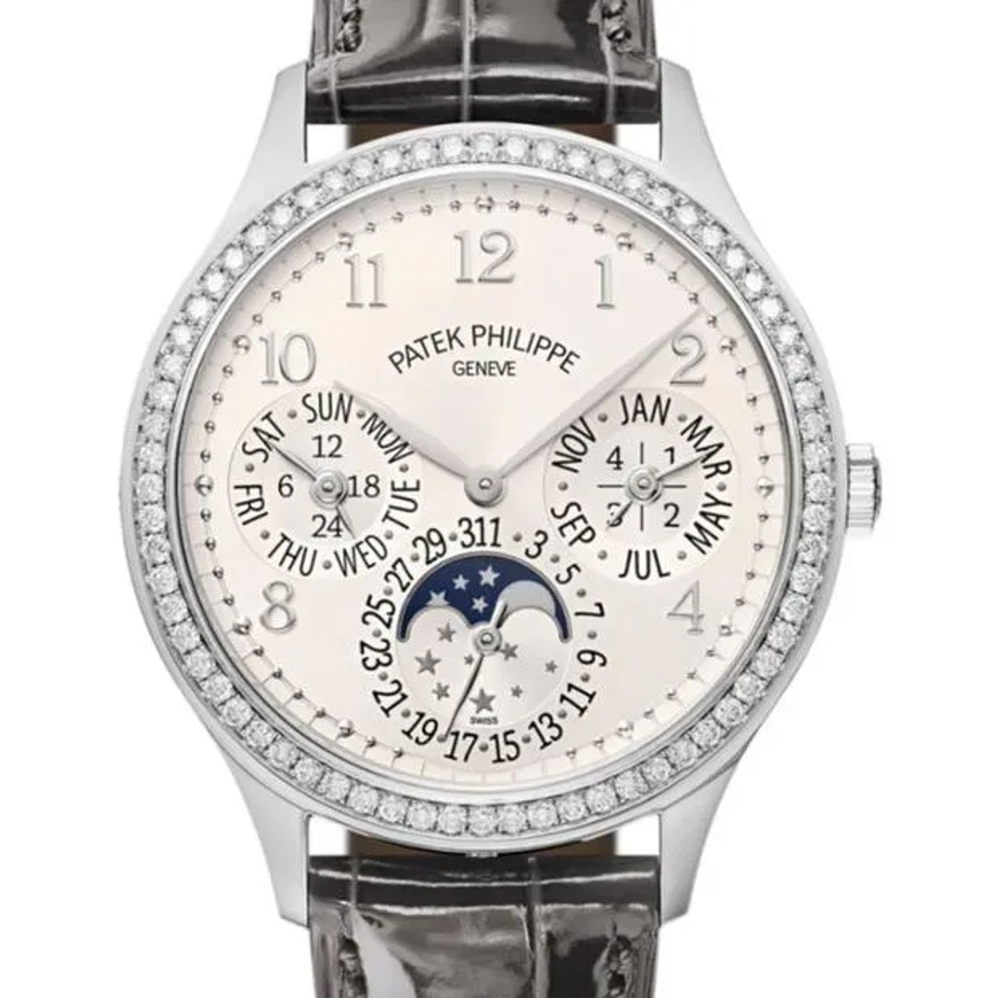 Patek Philippe Perpetual Calendar 7140R-001 (2024) - Silver dial 35 mm Rose Gold case (3/6)