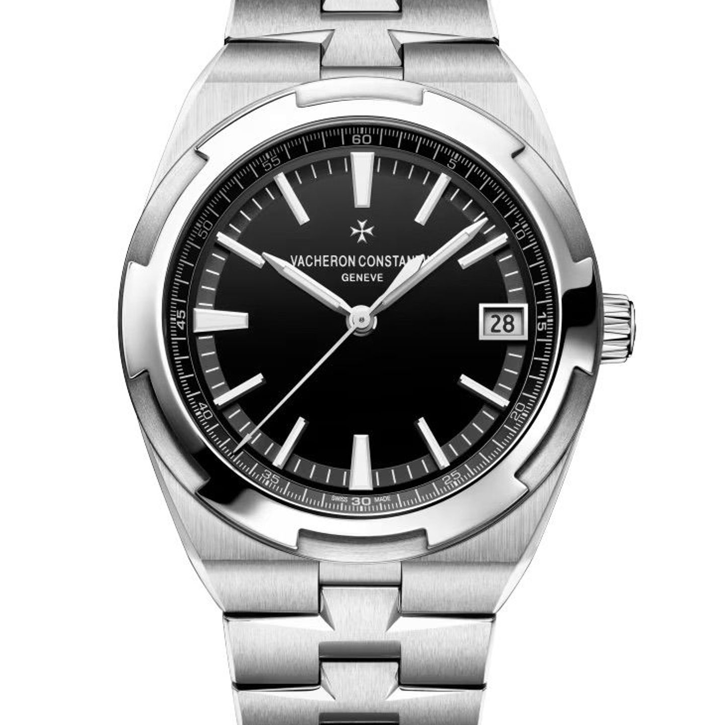 Vacheron Constantin Overseas 4500V/110A-B483 (2021) - Zwart wijzerplaat 41mm Staal (1/6)