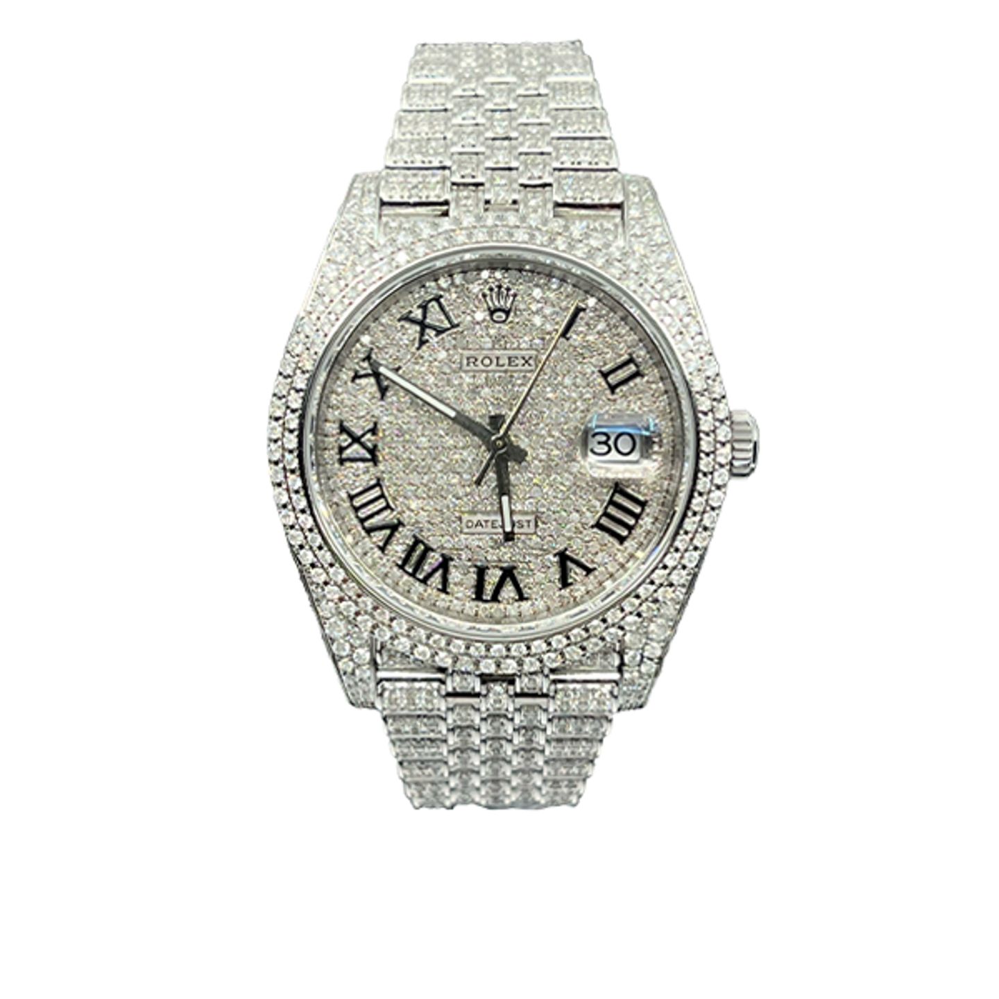 Rolex Datejust 41 126300 (2021) - Diamond dial 41 mm Steel case (1/8)