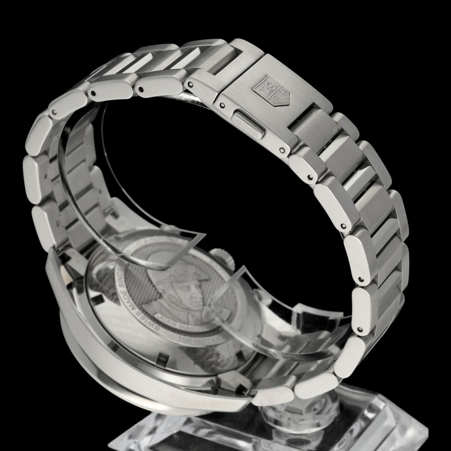 TAG Heuer Carrera Calibre 16 CV201AK (2016) - Black dial 41 mm Steel case (8/8)