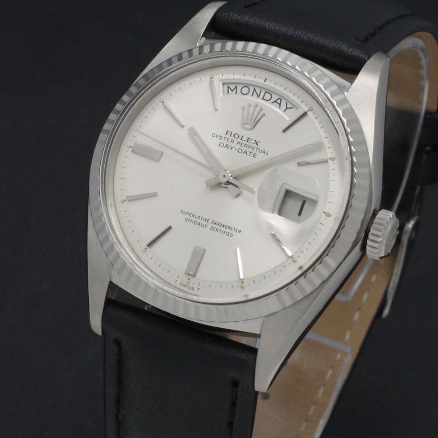 Rolex Day-Date 1803 (1967) - Silver dial 36 mm White Gold case (6/7)